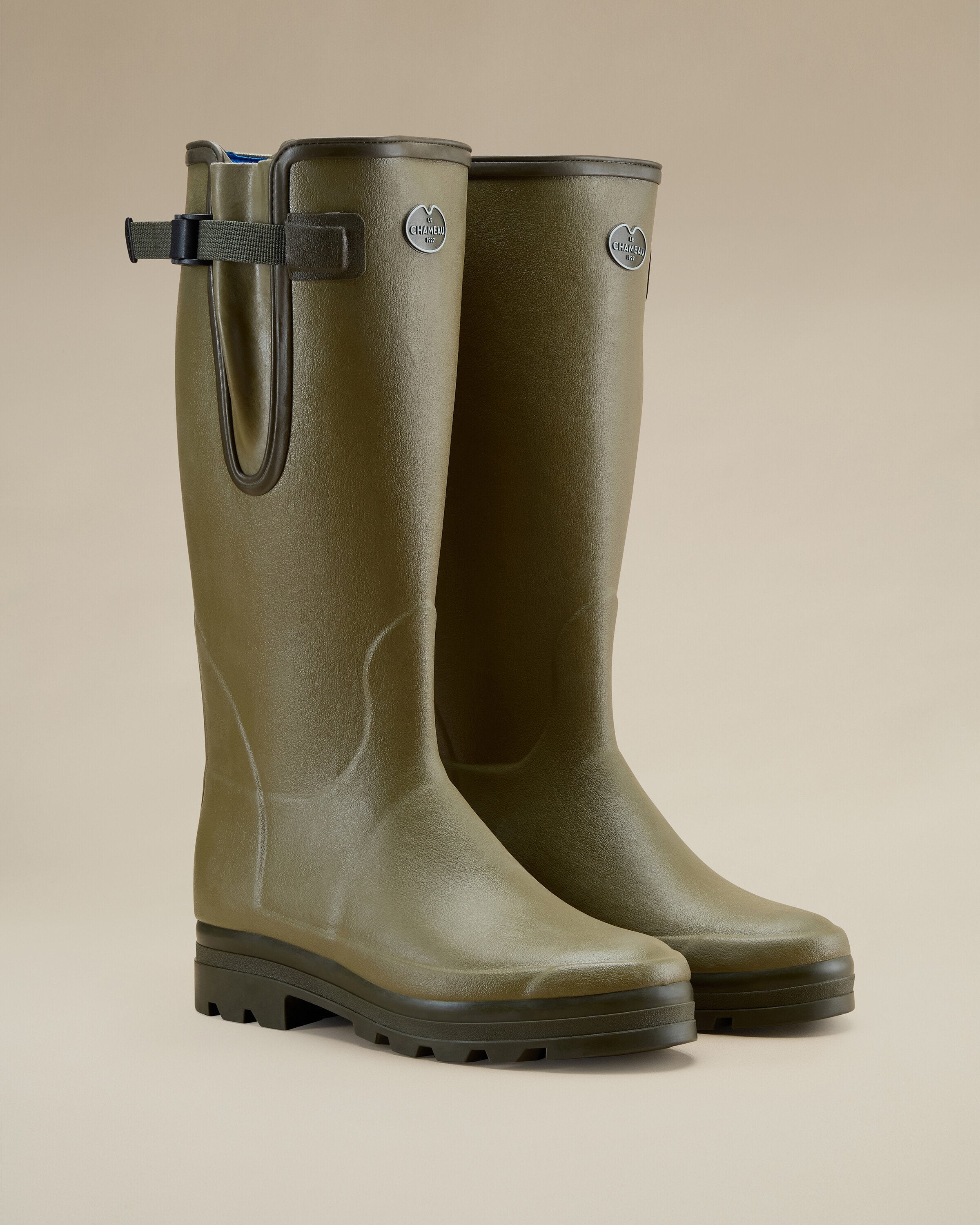 Men's Vierzonord XL Neoprene Lined Wellington Boot - Iconic Green
