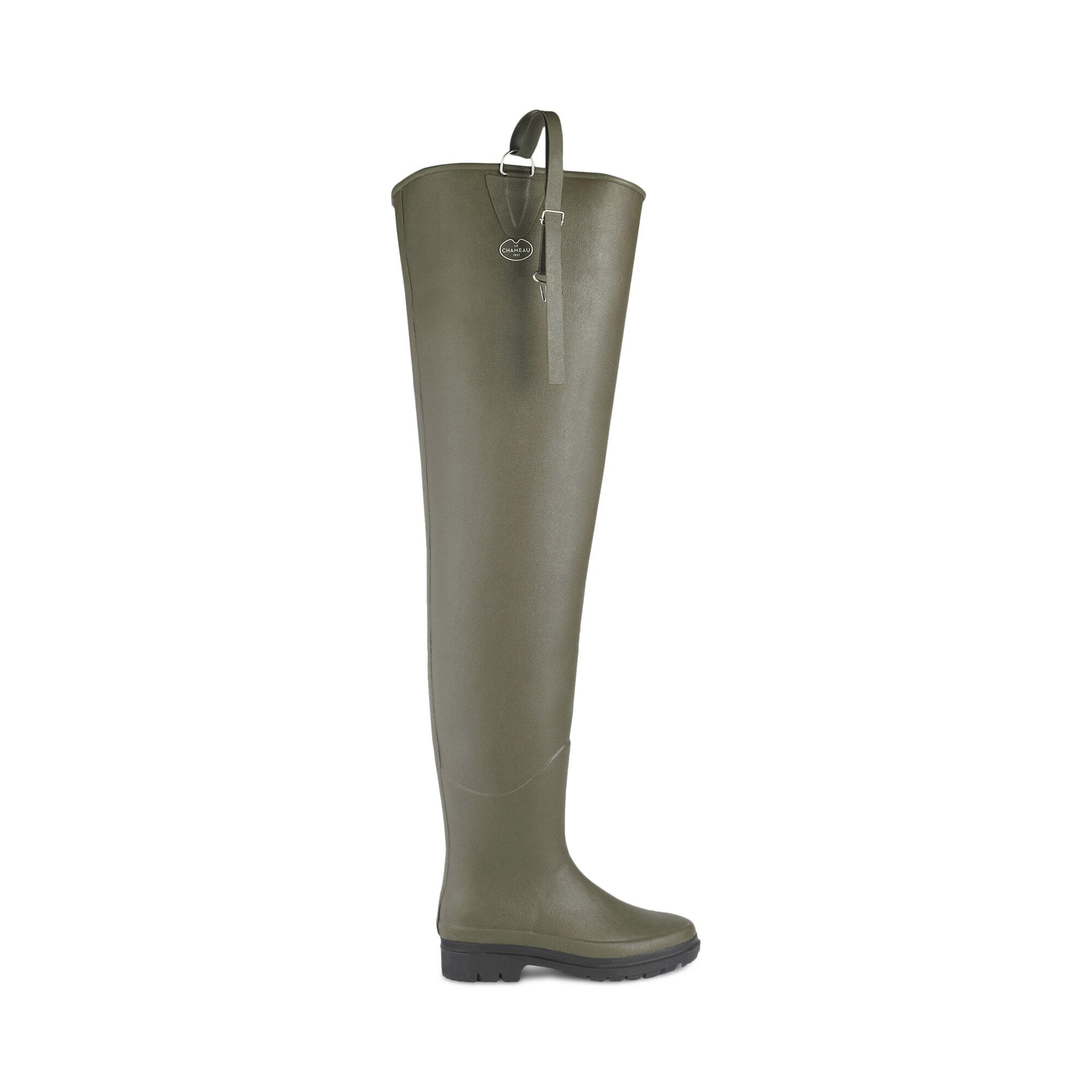 Unisex Deltanord Thigh High Boot - Chameau Green