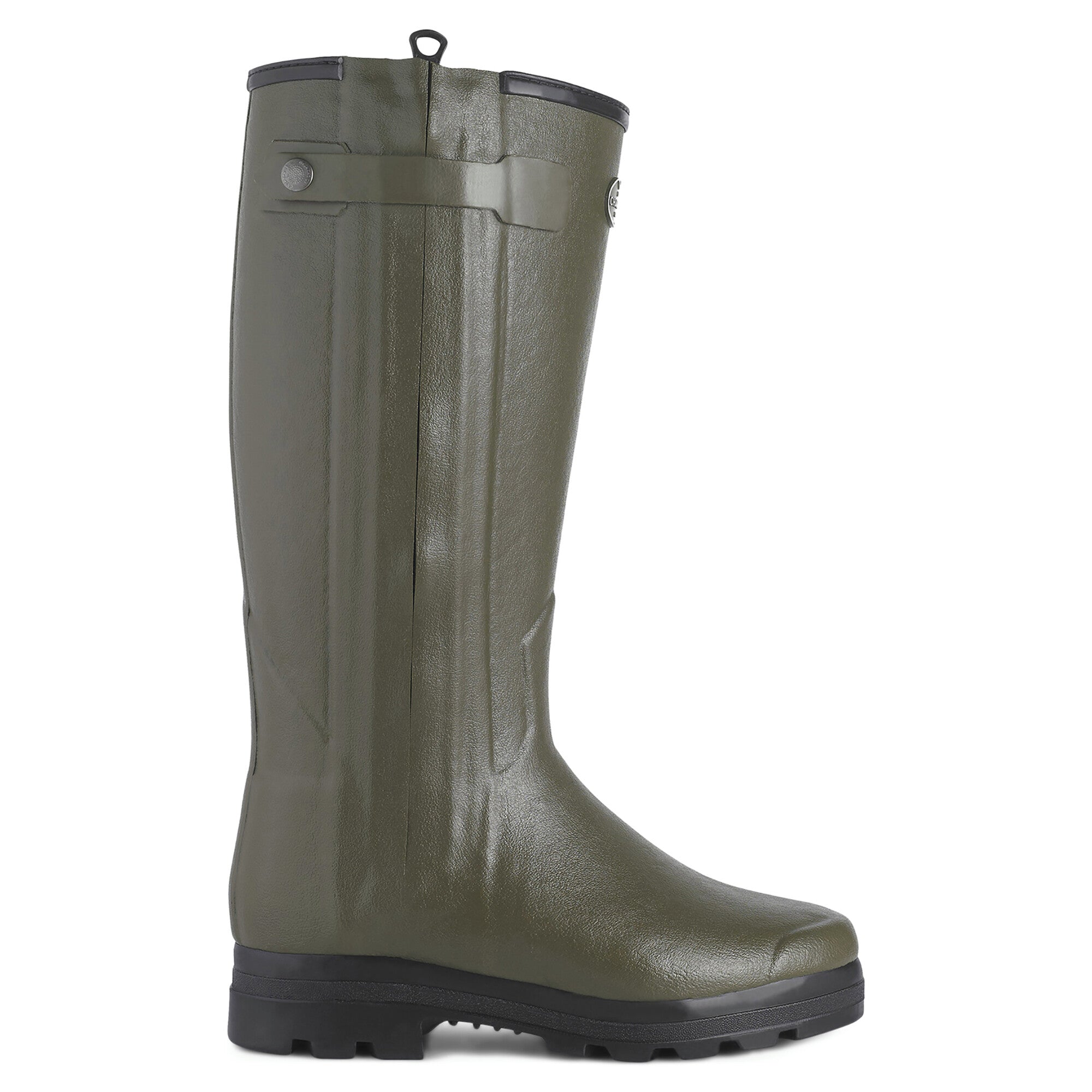 Men's Chasseur Wool Lined Wellington Boot - Chameau Green