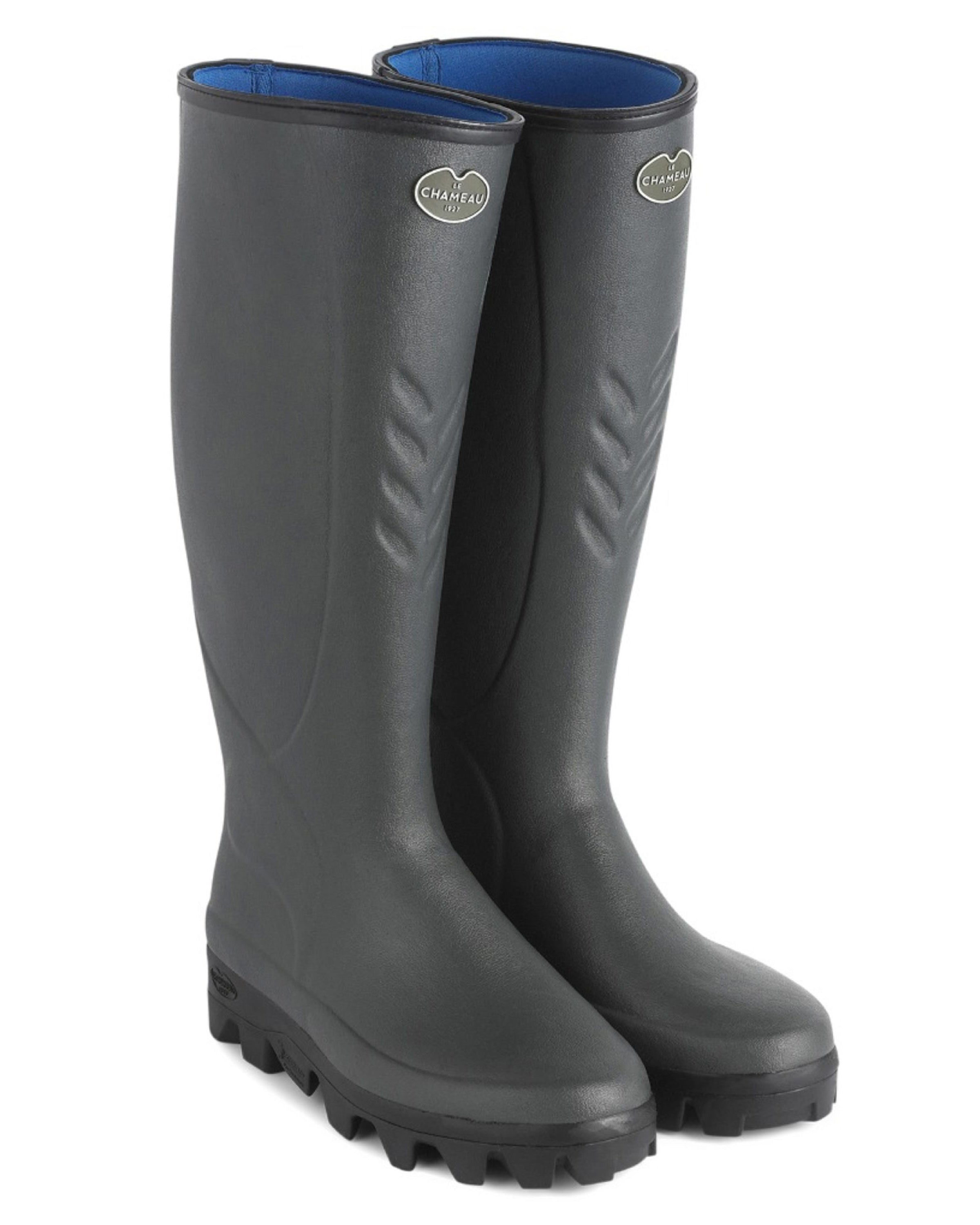 Cérès Herren-Gummistiefel mit Neoprenfutter - Marron Foncé