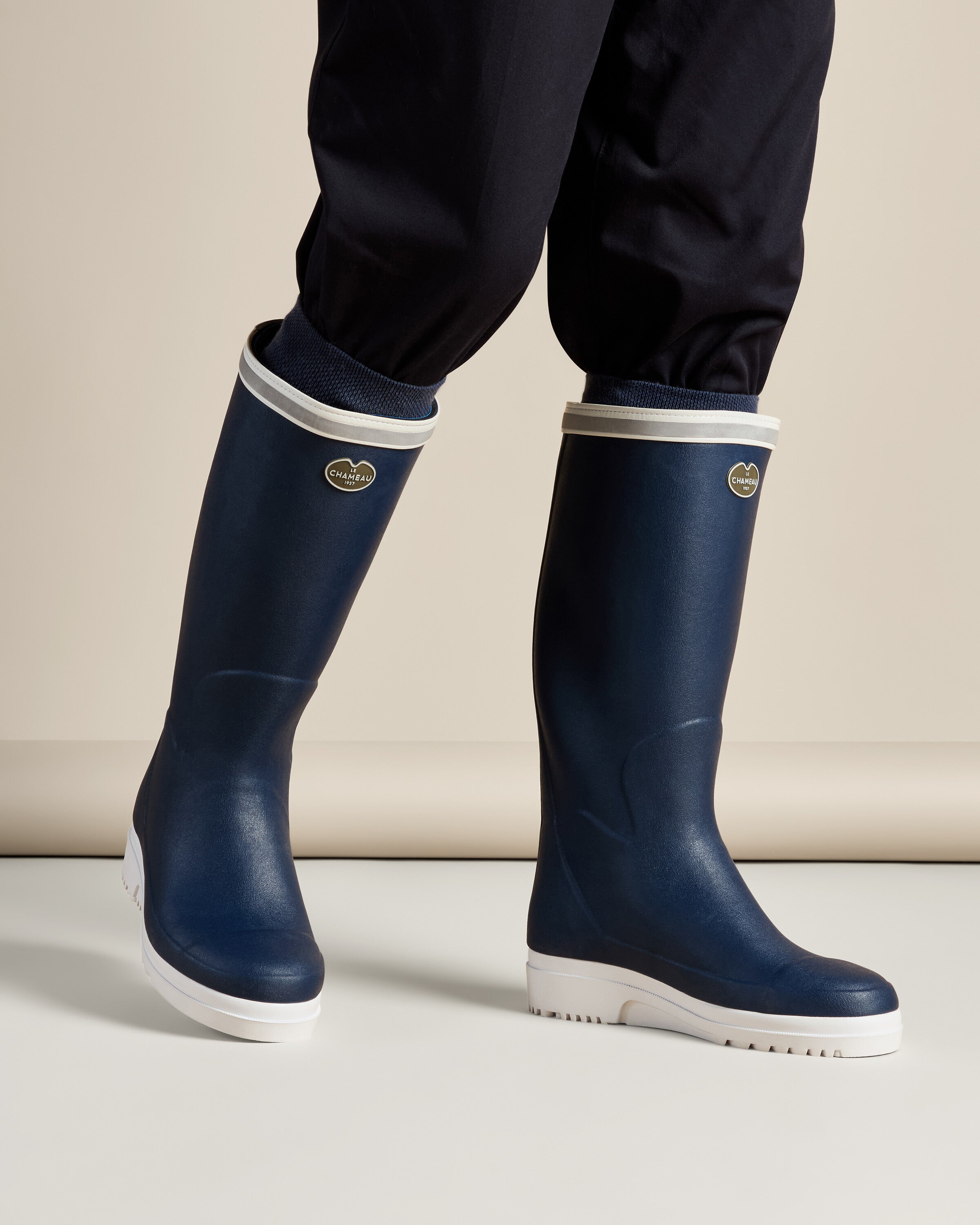 Bottes Marinord Evo pour hommes doublées néoprène - Bleu Marine