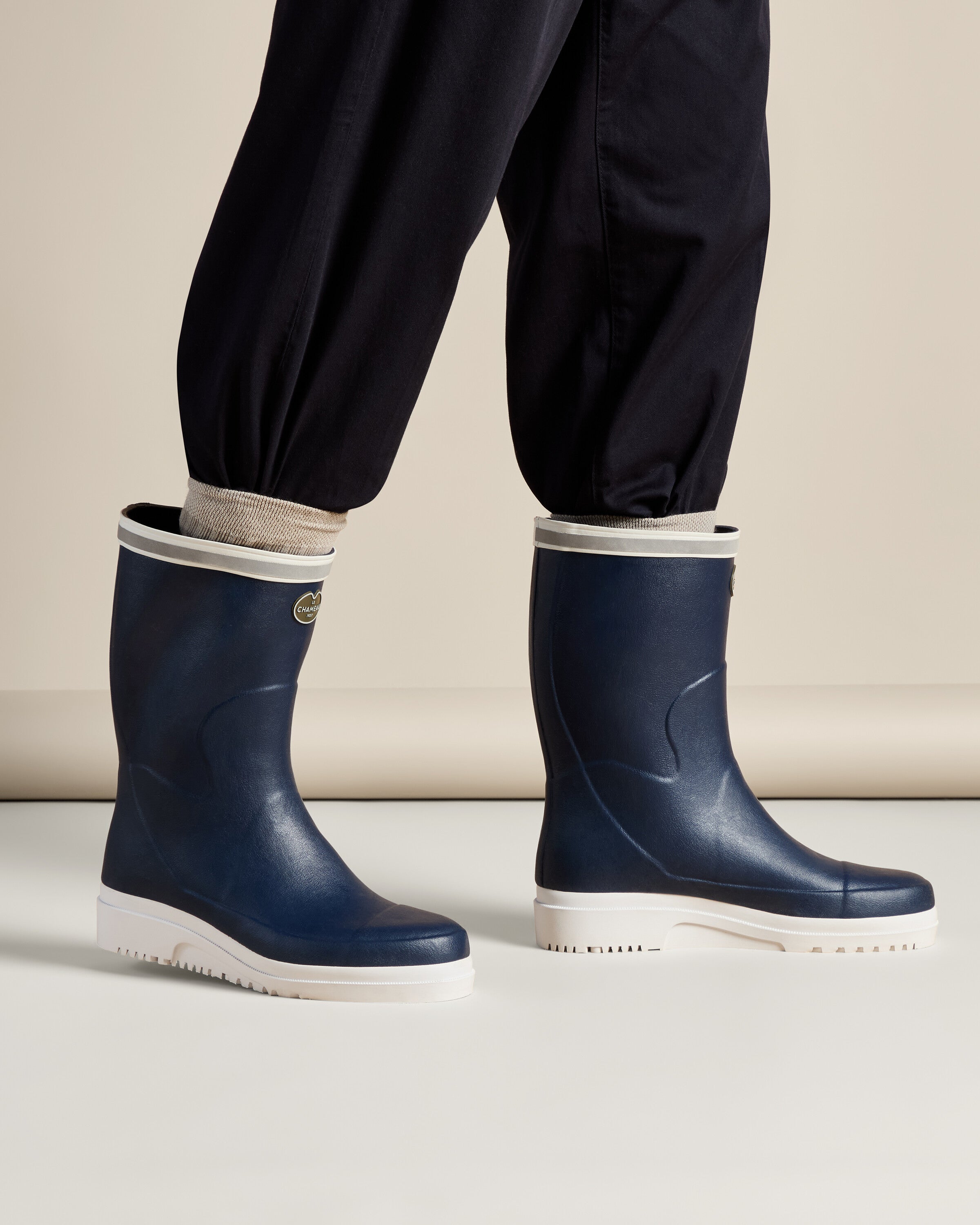 Marine Evo Herren-Gummistiefel mit Pontifutter- Kurzmodell - Marine