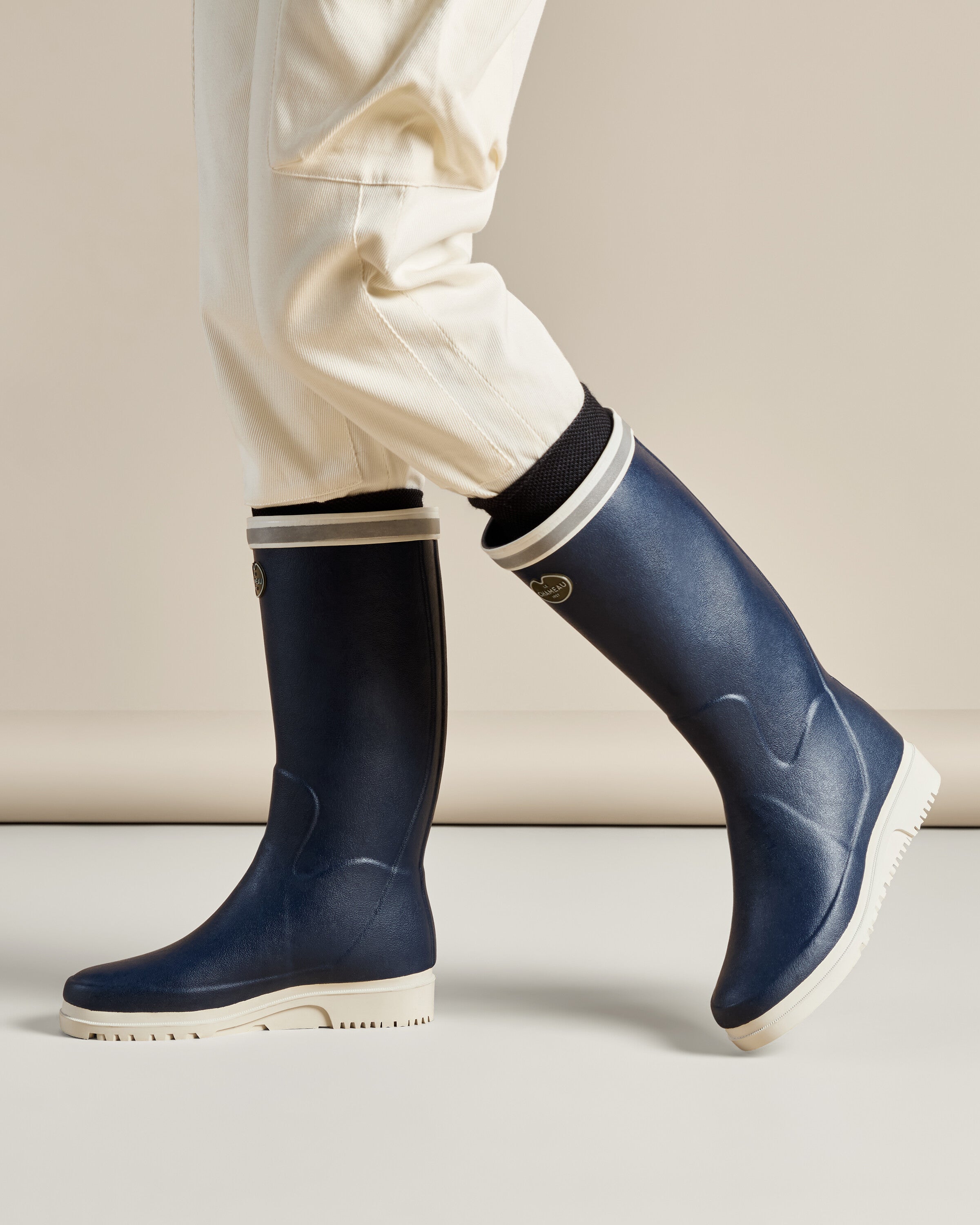 Women's Marine Evo Ponti Lined Wellington Boot - Marine Blue