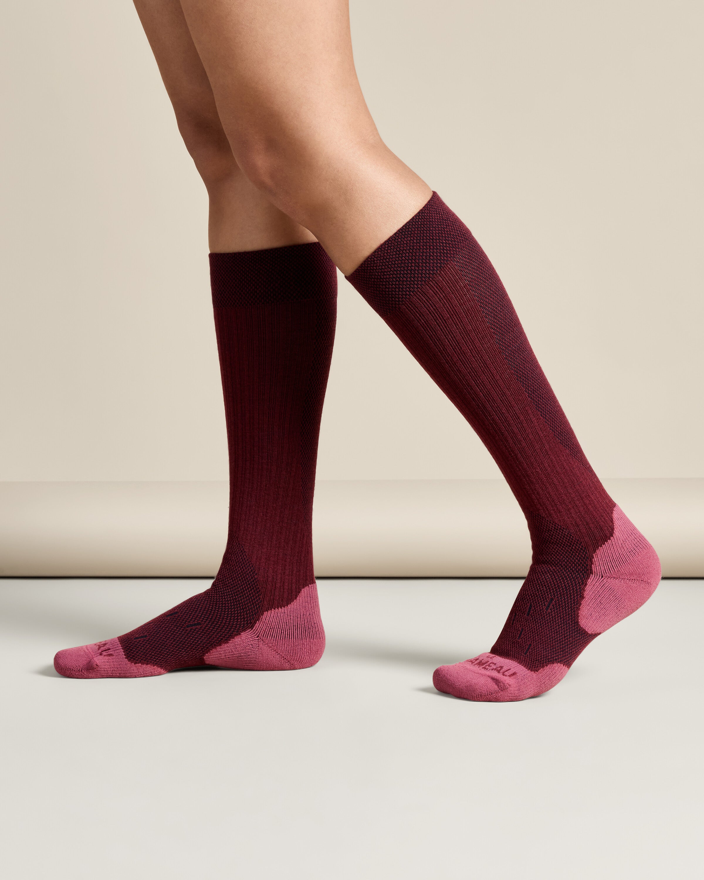 The Ultimate Socks Mid - Rouge