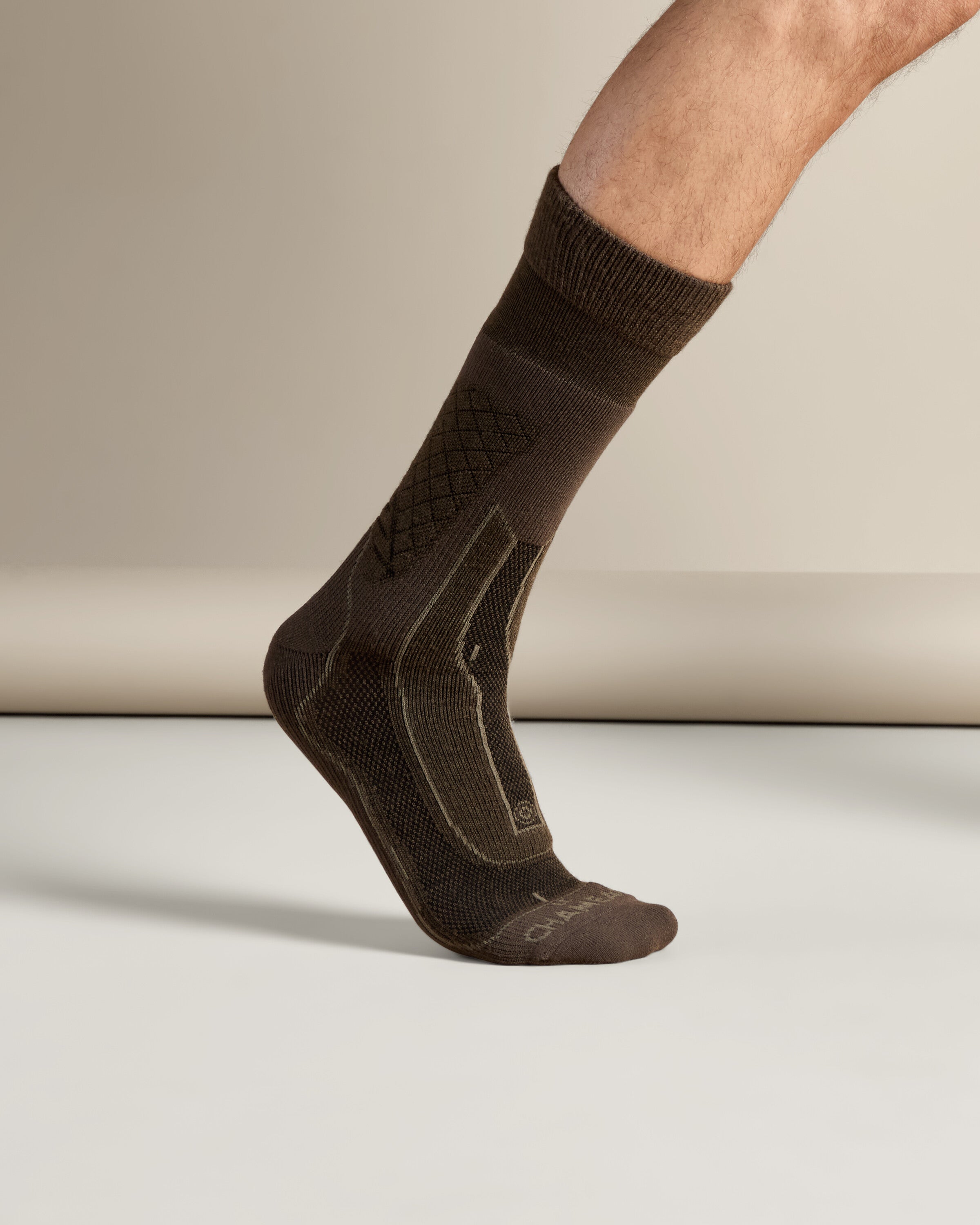 Explore Socks Mid - Chameau Green