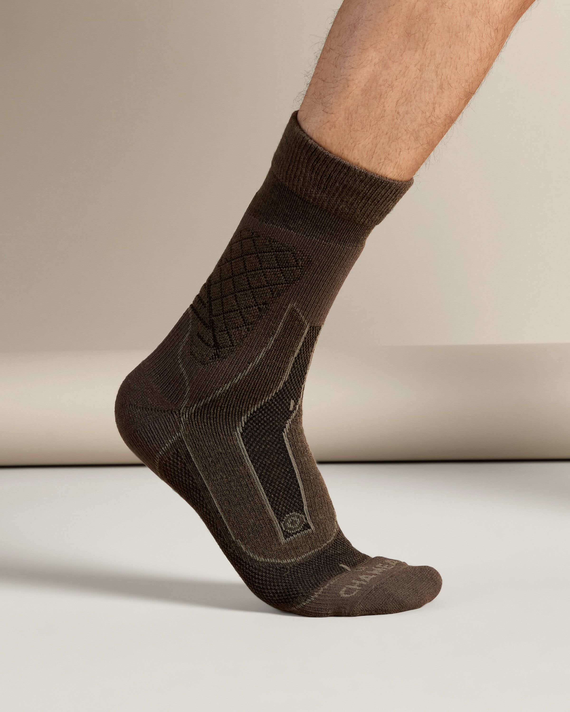 Explore Socks Low - Chameau Green