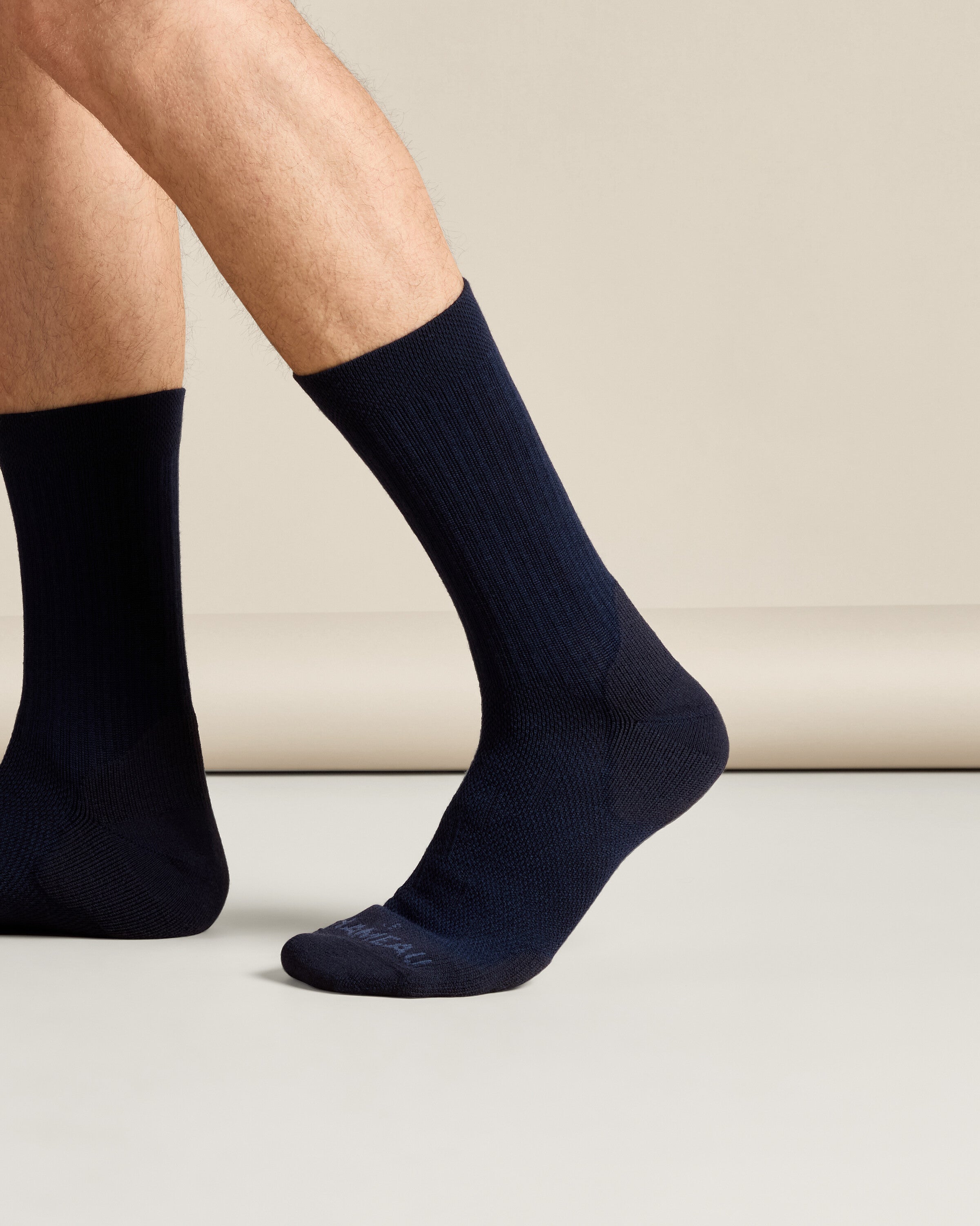 Country Cross Socks - Navy