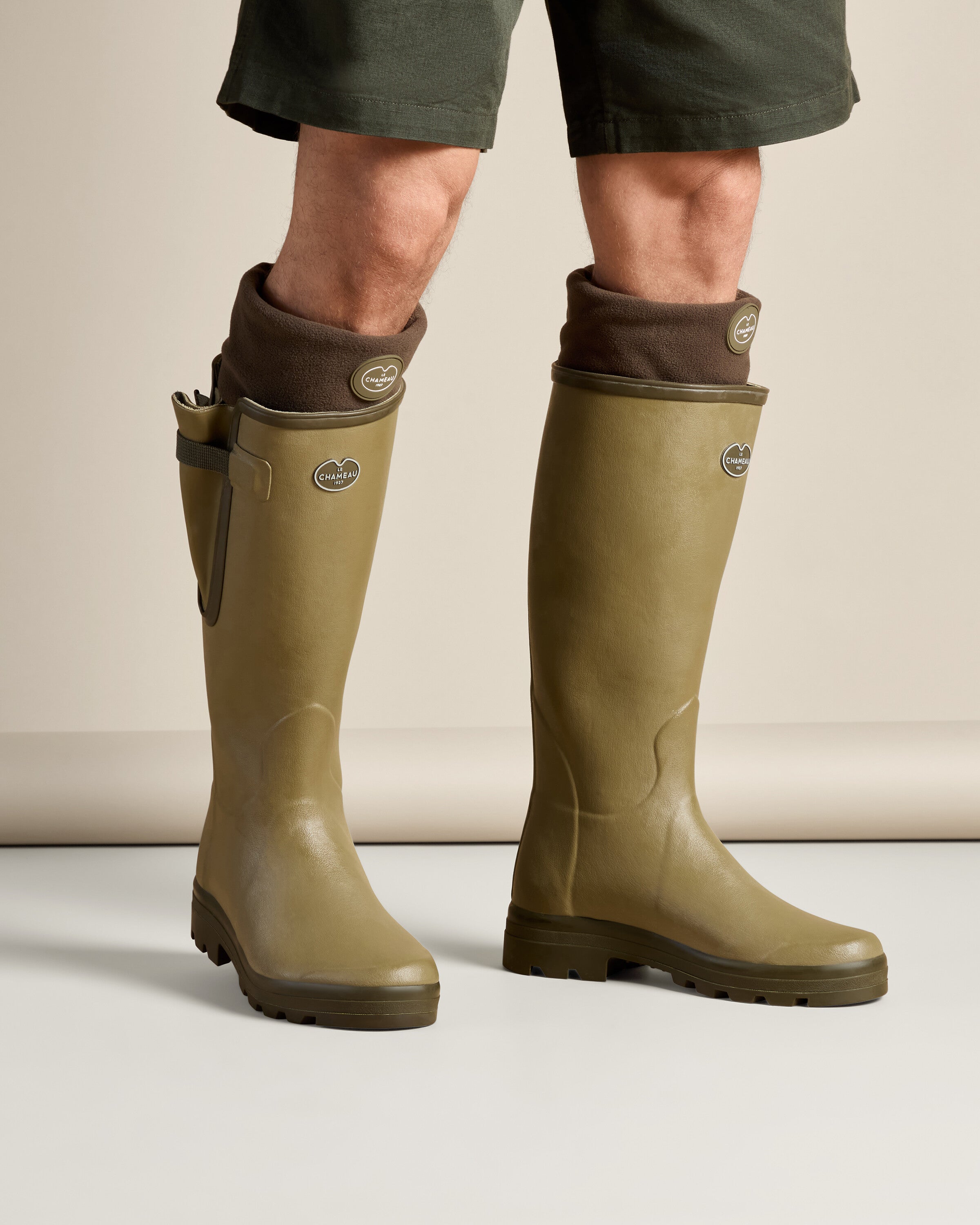Fleece Boot Liners - Chameau Green