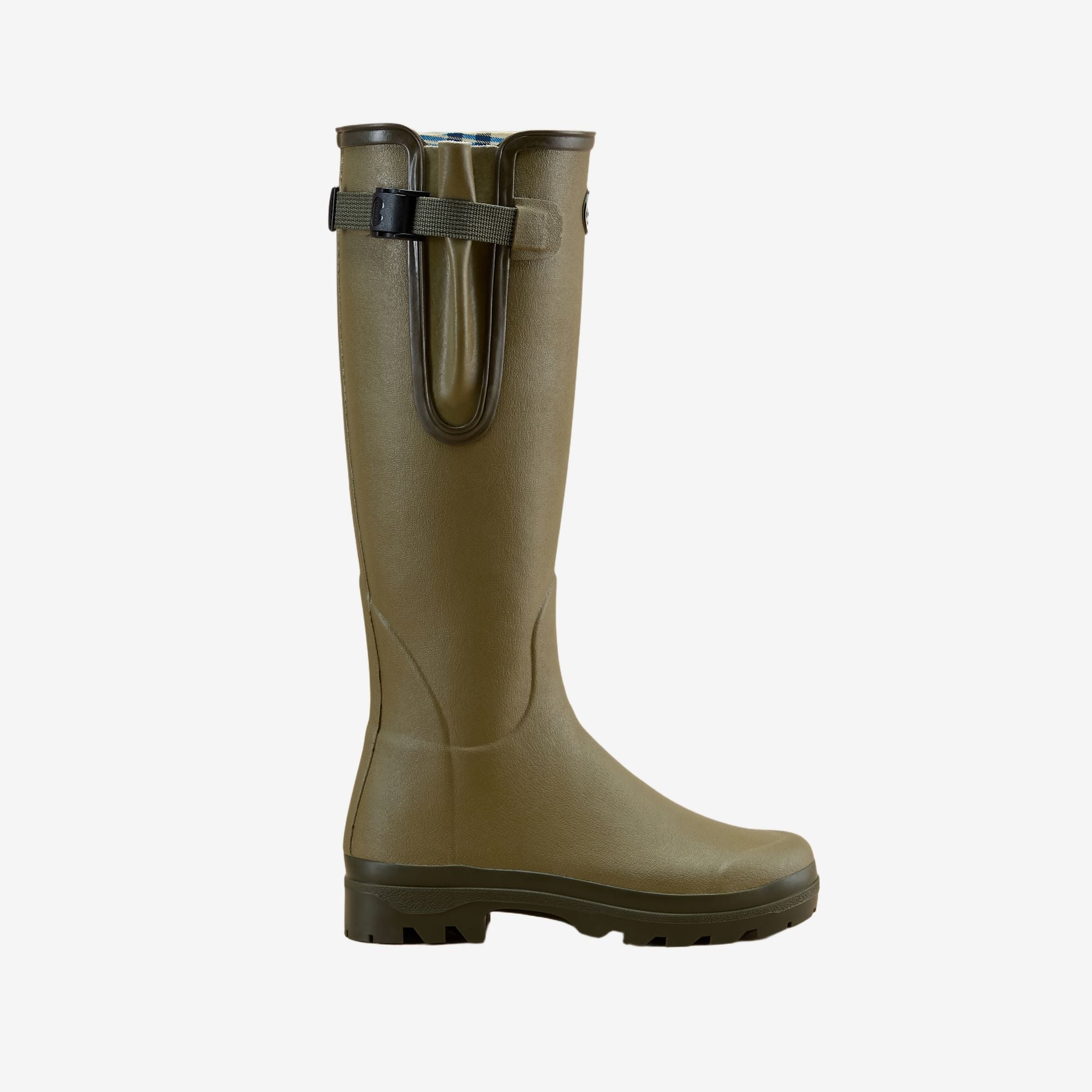 Women's Vierzon Jersey Lined Wellington Boot Green | Le Chameau