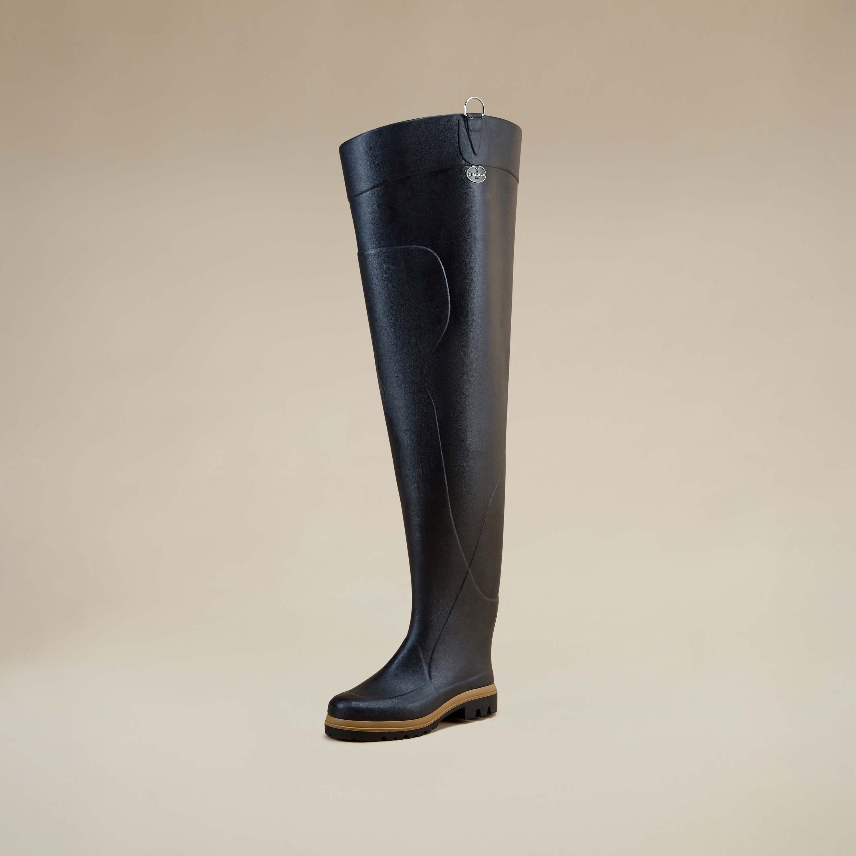 Océane Herren-Watstiefel mit Pontifutter - Noir