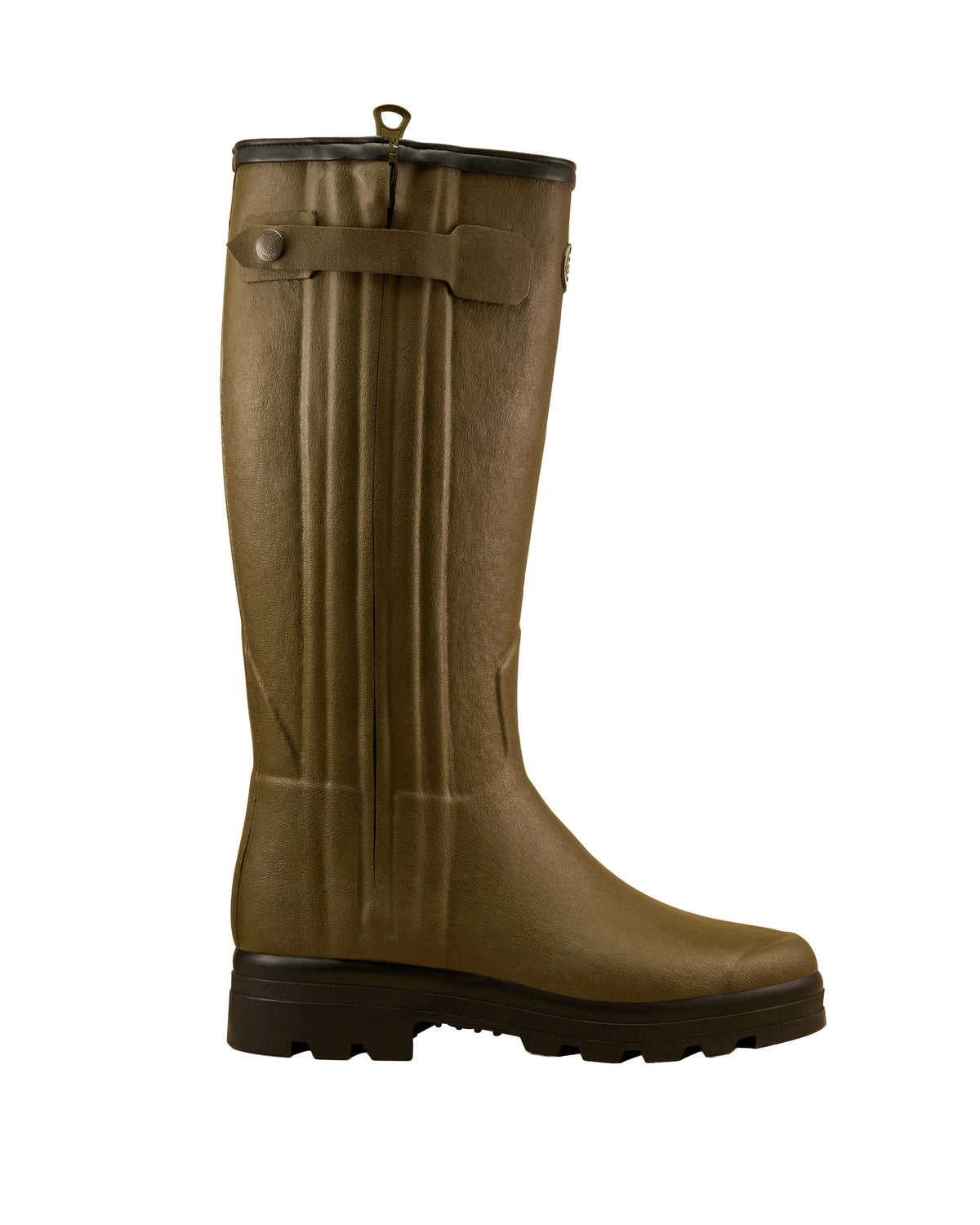 Bottes Chasseur pour hommes doublées laine - Vert Chameau