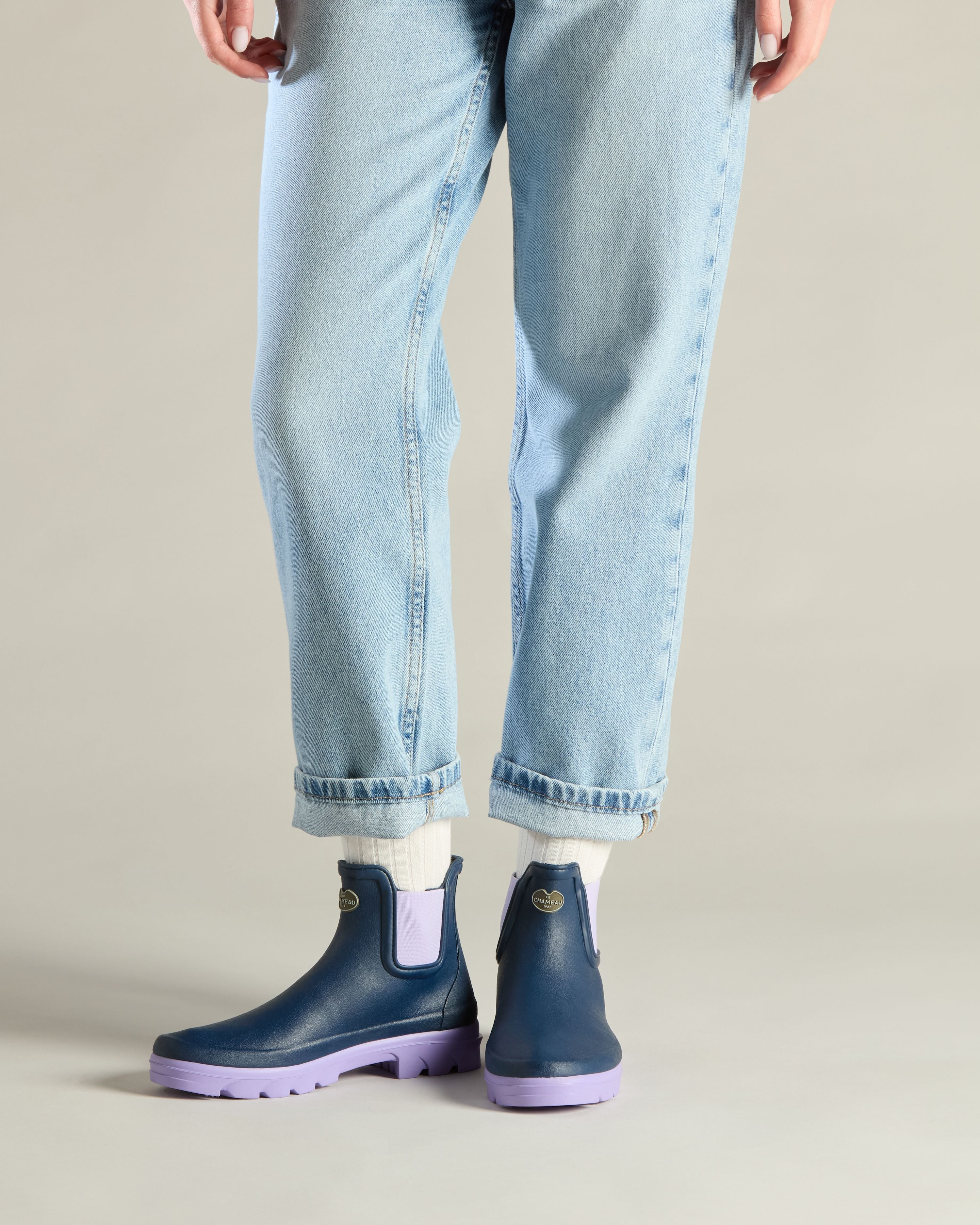 Women's Nomade Jersey Lined Chelsea Boot - Blue Lavender