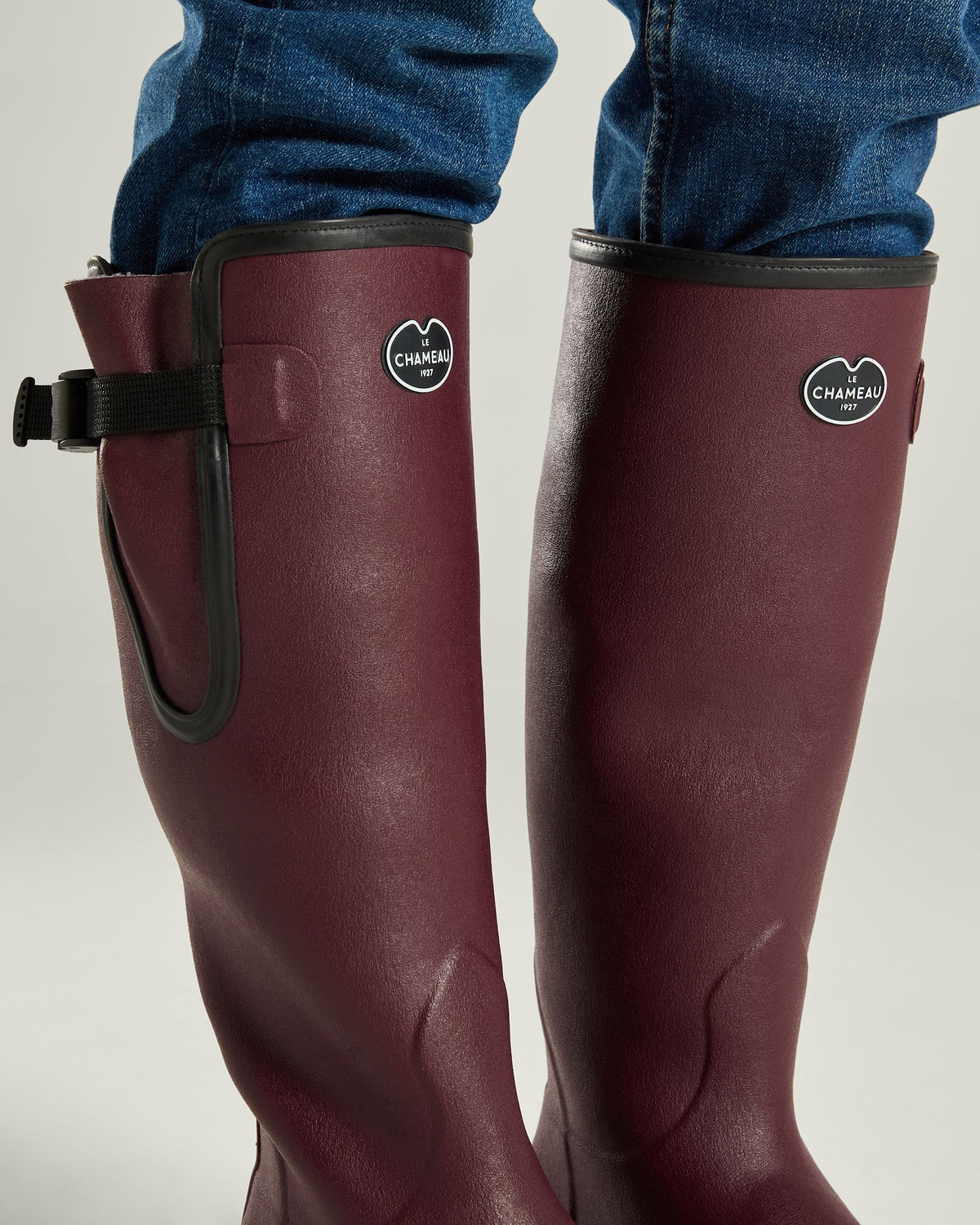Women's Vierzonord Neoprene Lined Wellington Boot - Oxblood