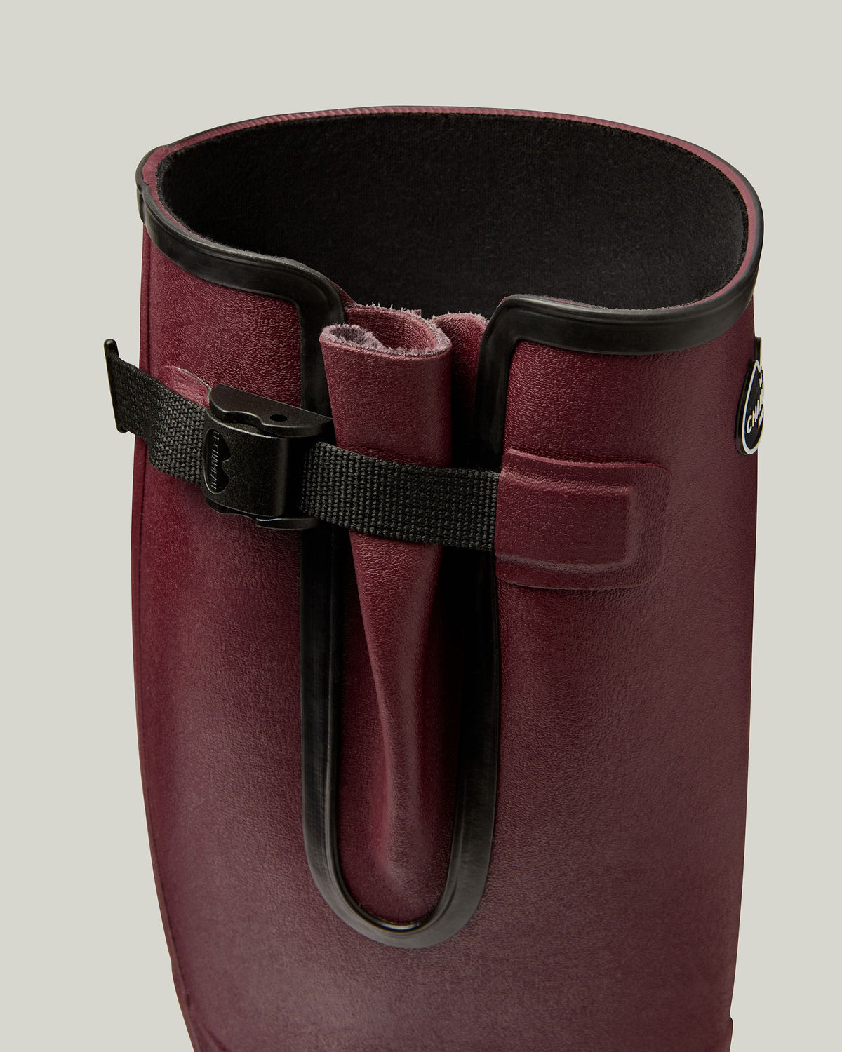 Men's Vierzon Jersey Lined Wellington Boot - Oxblood