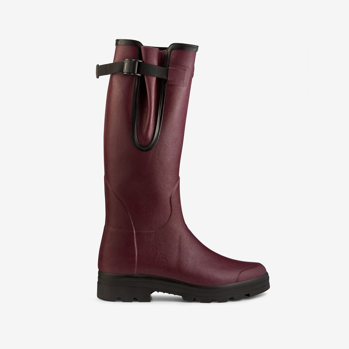 Men's Vierzon Jersey Lined Wellington Boot - Oxblood