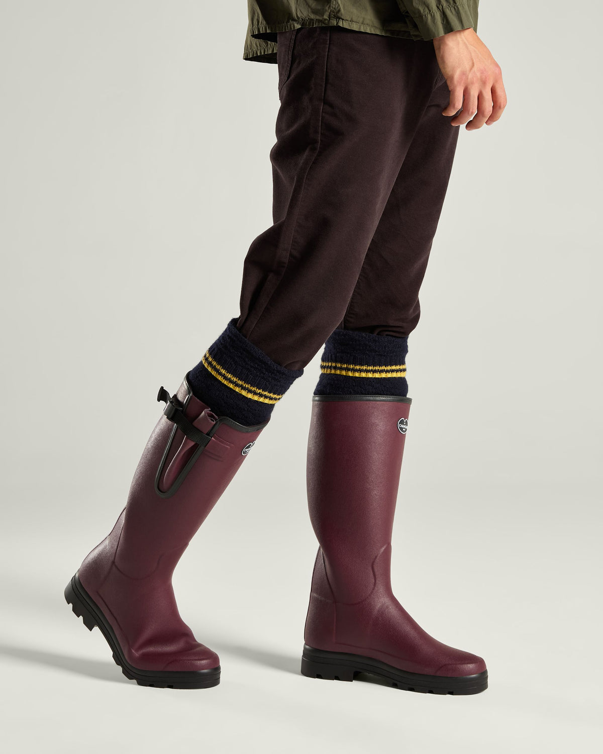 Vierzonord Herren-Gummistiefel mit Neoprenfutter - Vert Vierzon