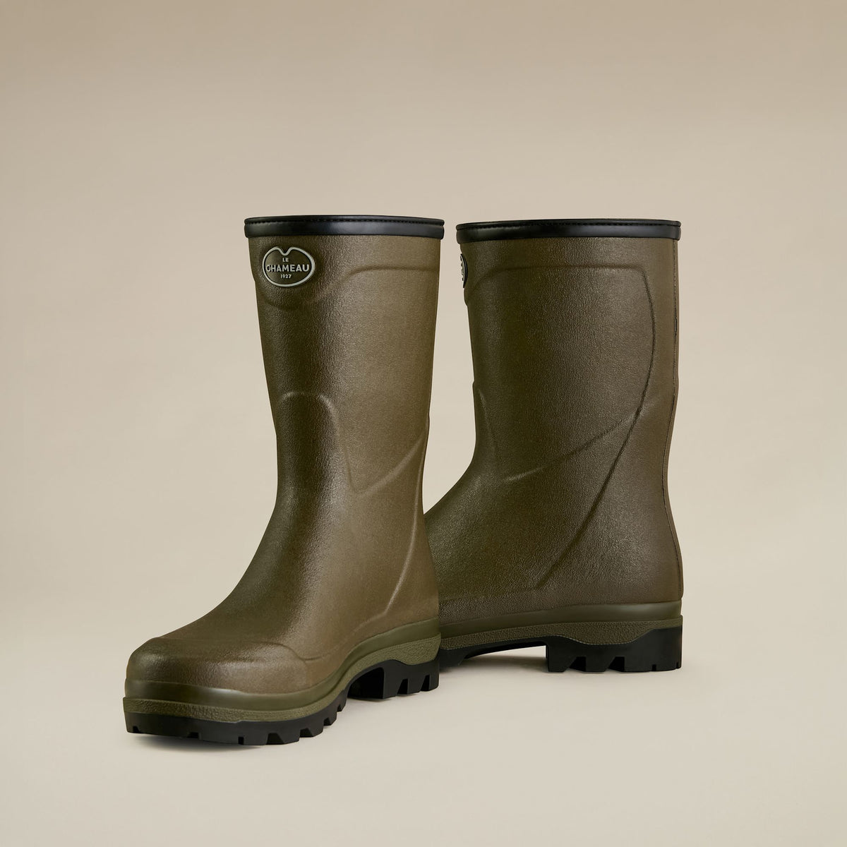 Men's Country Cross Neoprene Lined Bottillon - Chameau Green