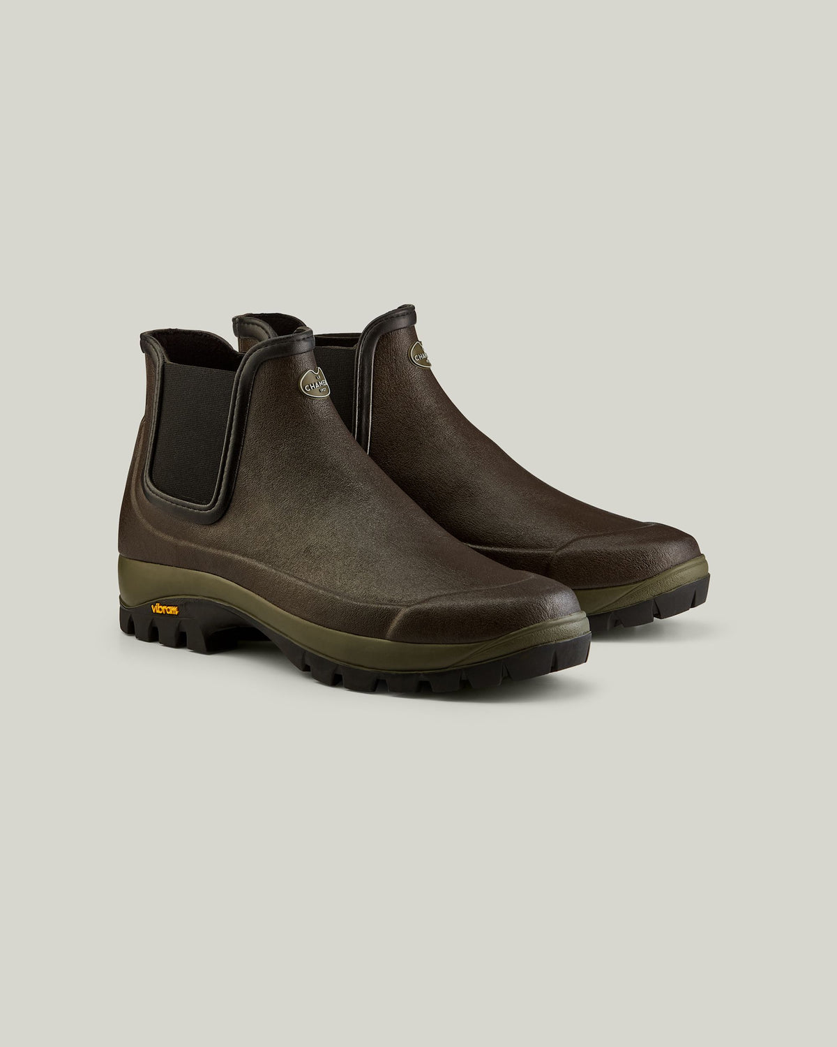 Men's Chelsea Vallon Jersey Lined Boot - Dark Brown