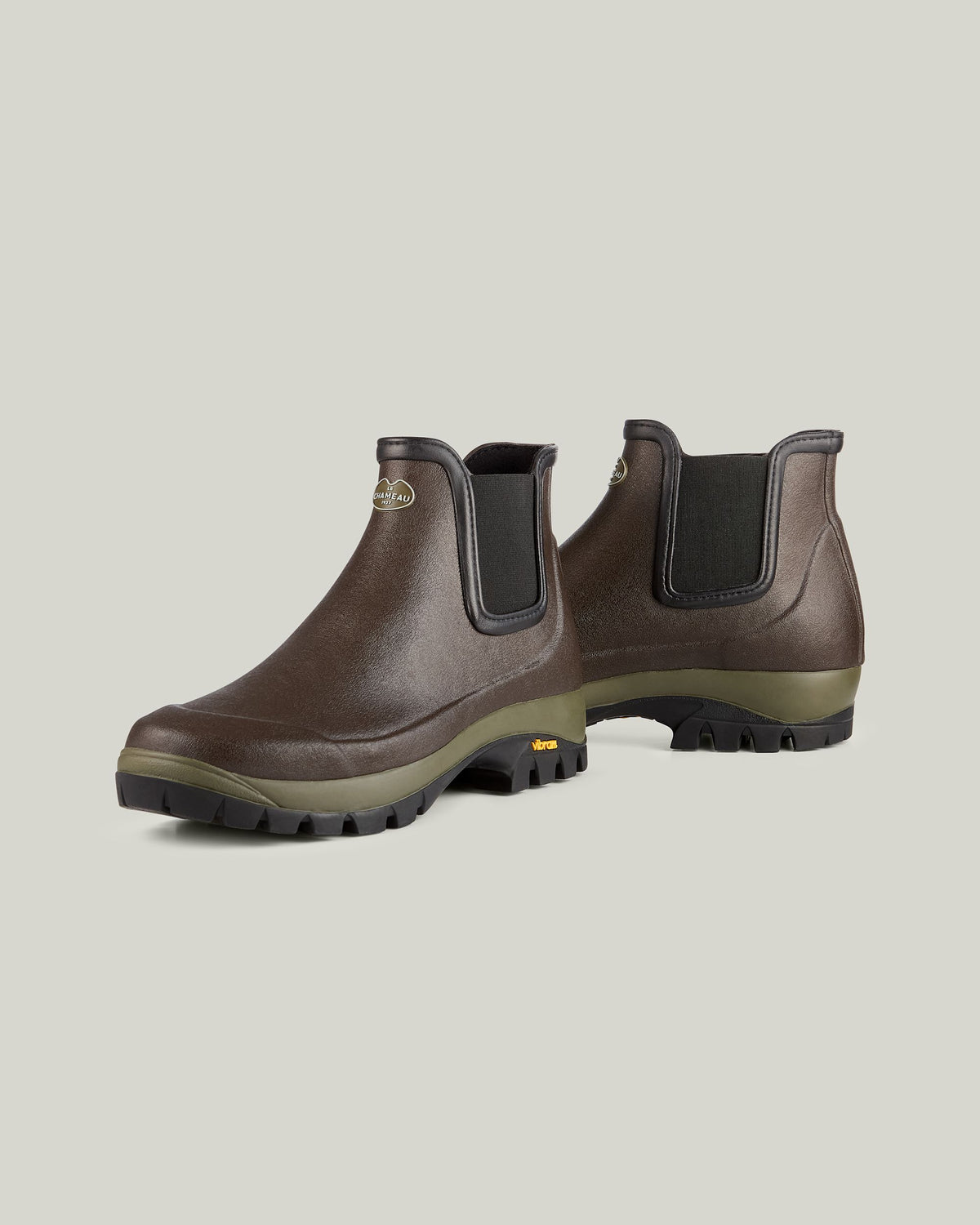 Men's Chelsea Vallon Jersey Lined Boot - Dark Brown