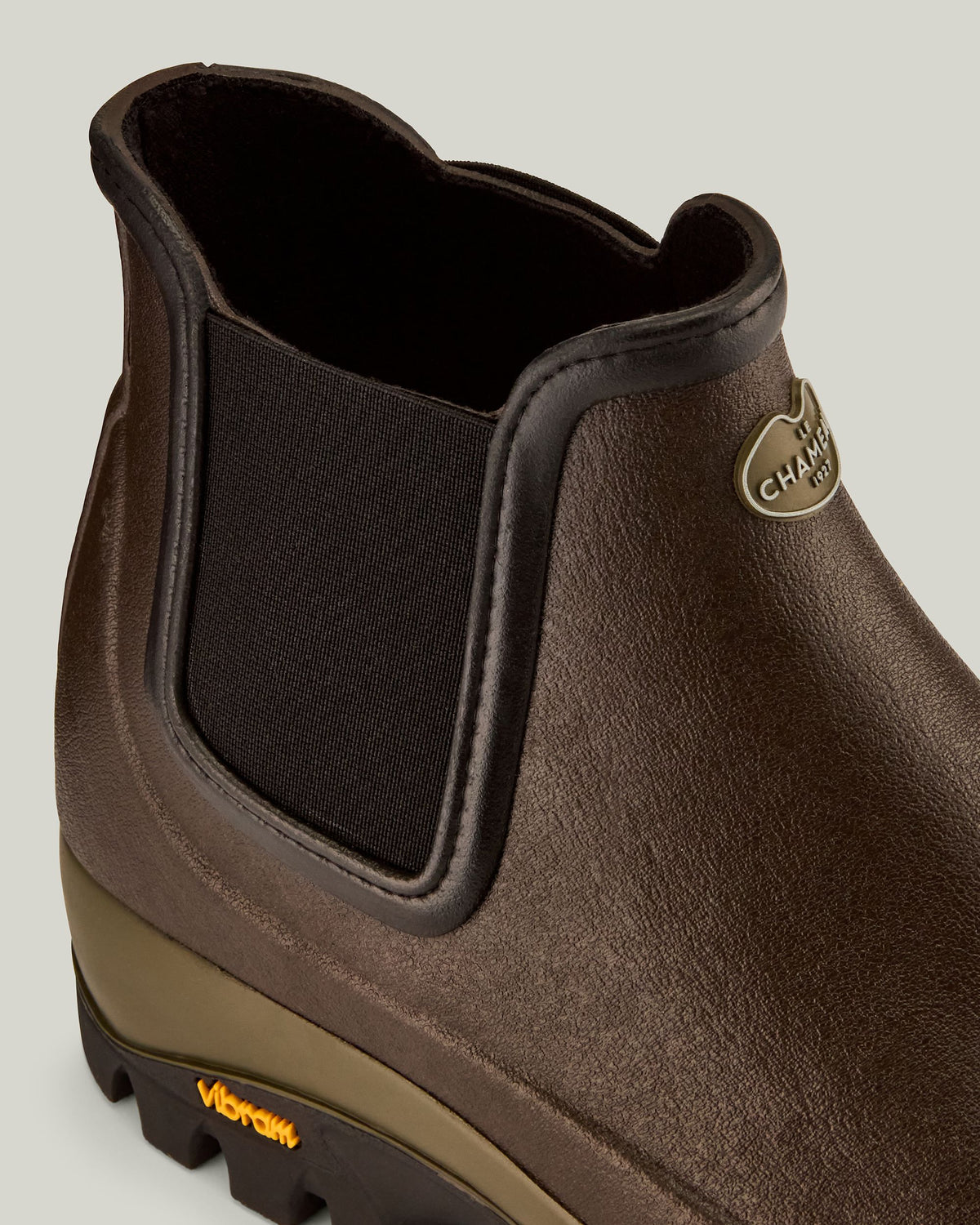 Men's Chelsea Vallon Jersey Lined Boot - Dark Brown