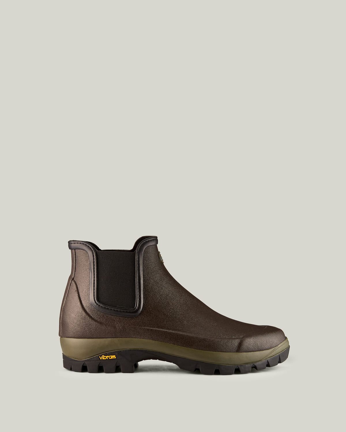 Men's Chelsea Vallon Jersey Lined Boot - Dark Brown