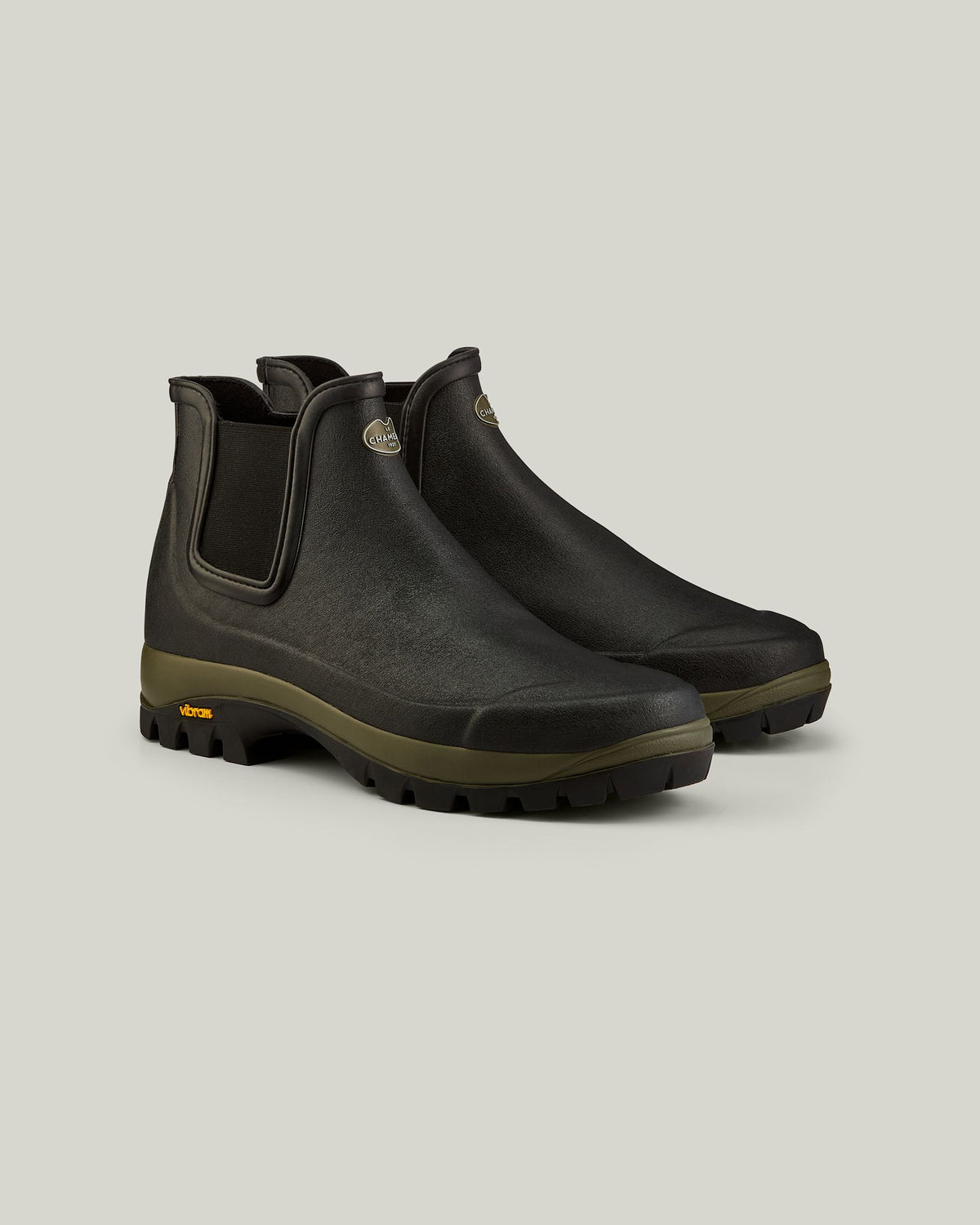 Men's Chelsea Vallon Jersey Lined Boot - Black