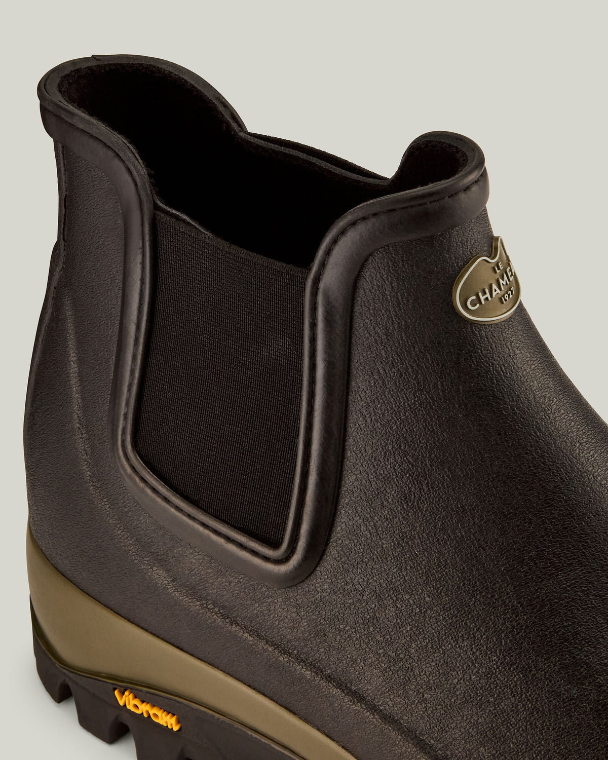 Men's Chelsea Vallon Jersey Lined Boot - Black