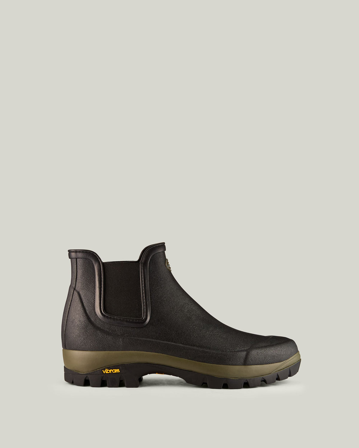 Men's Chelsea Vallon Jersey Lined Boot - Black