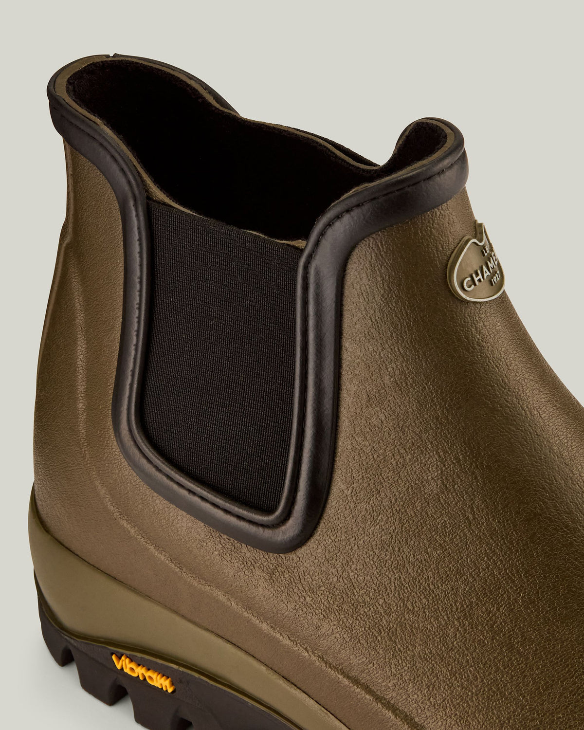 Men's Chelsea Vallon Jersey Lined Boot - Chameau Green