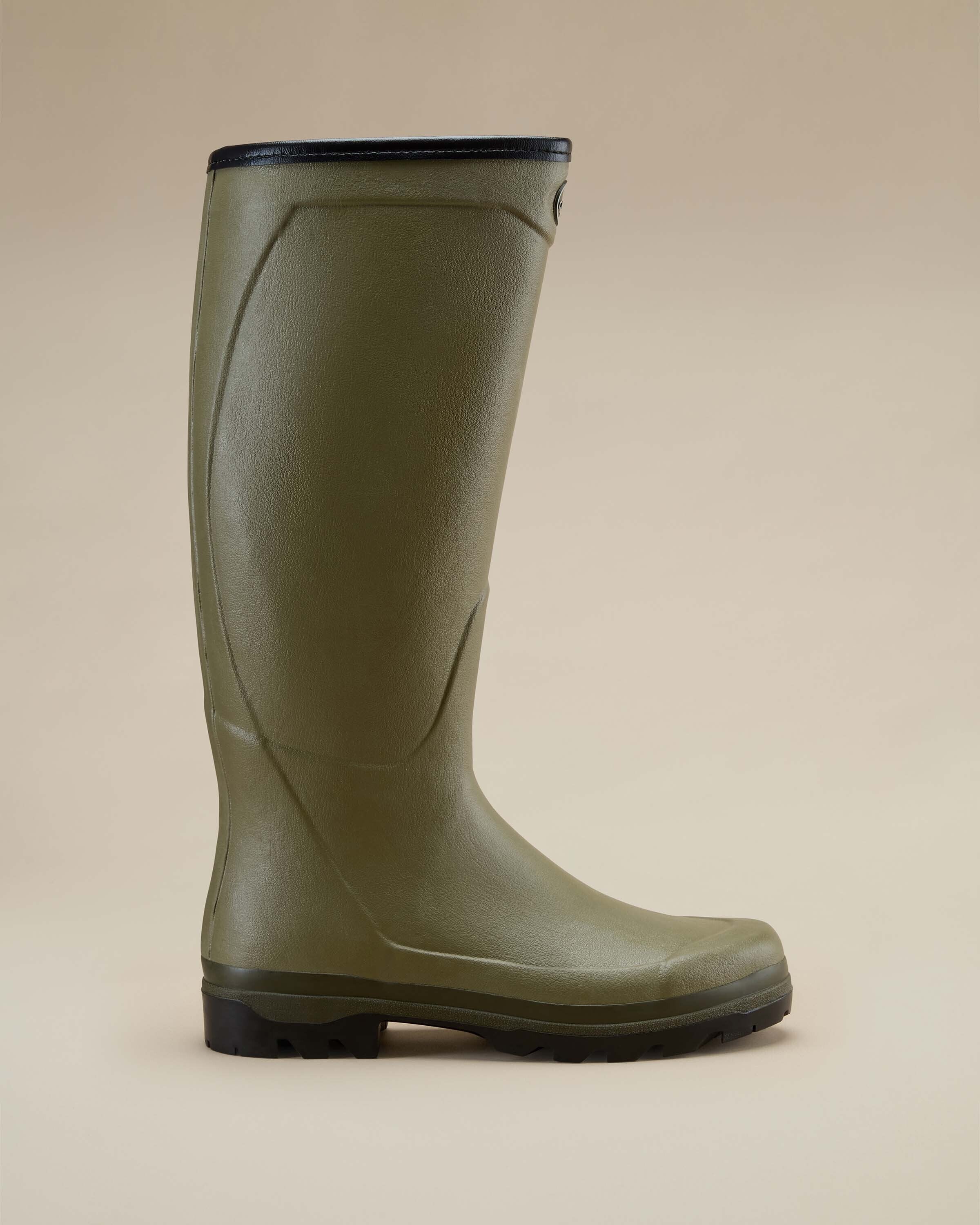 Men's Country Cross Jersey Lined Wellington Boot - Iconic Green