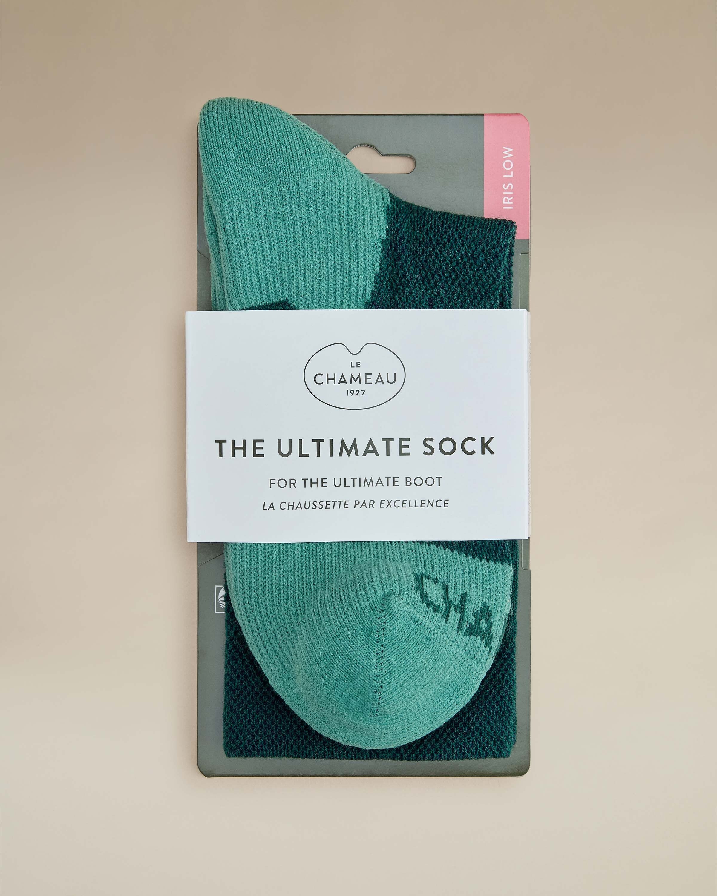 Chaussettes Iris basses pour femmes - Vert Foncé