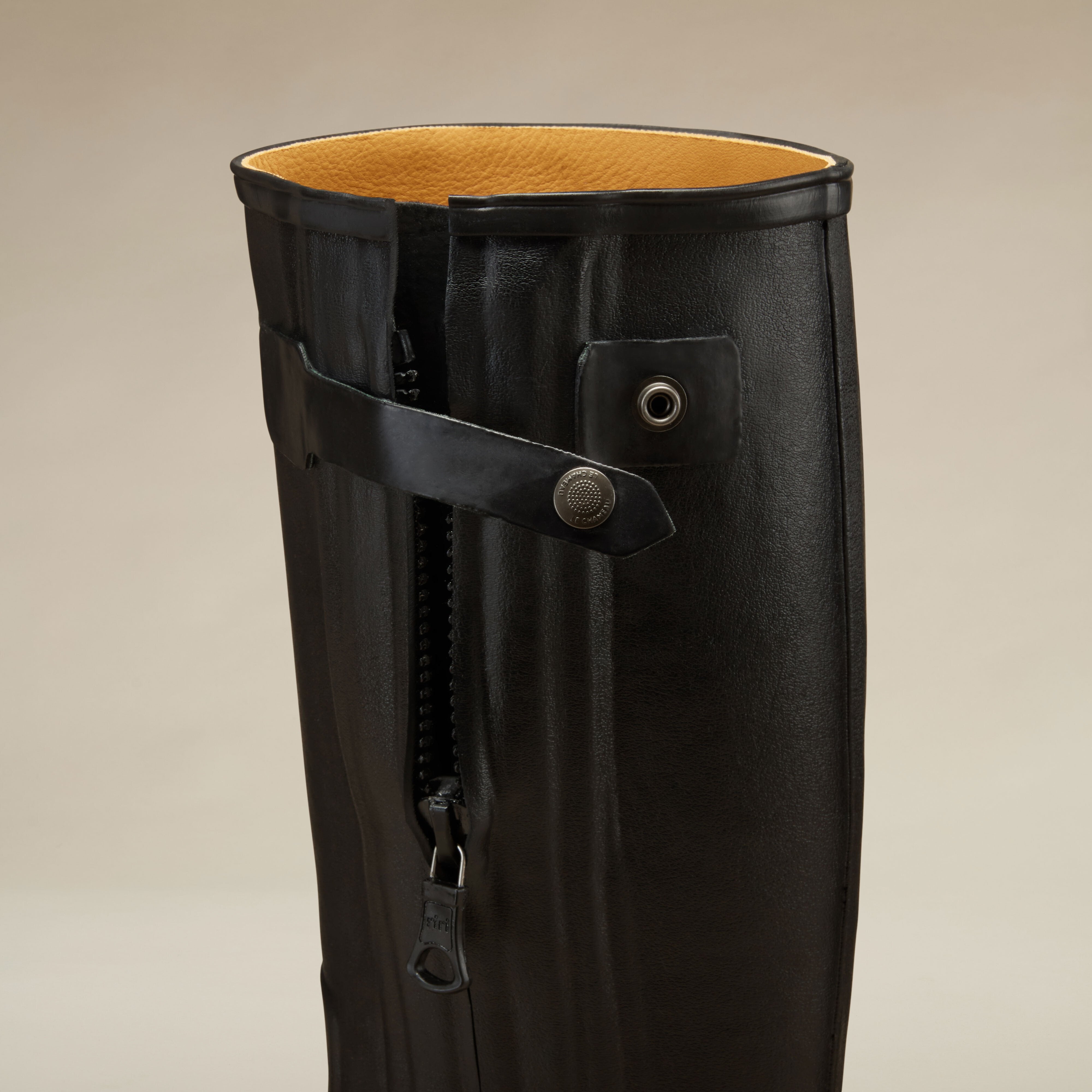 Men's Chasseur Leather Lined Wellington Boot - Black