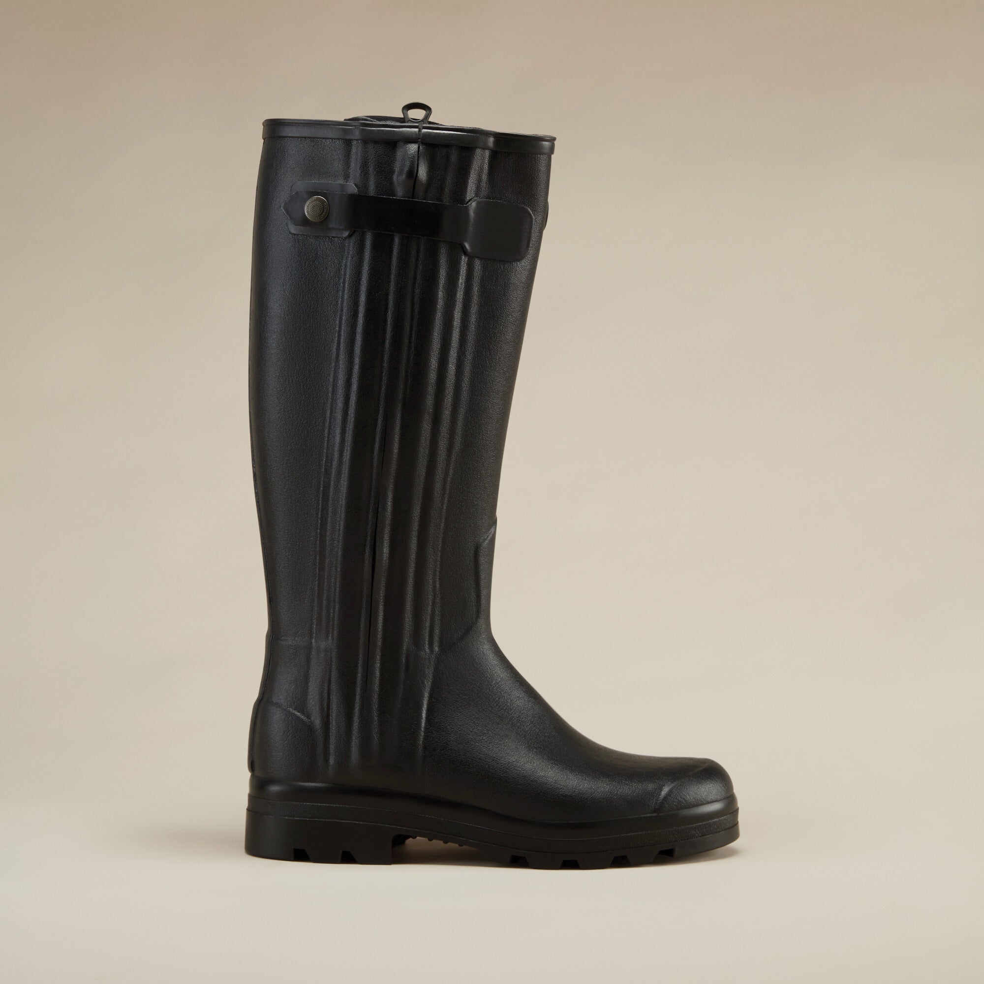 Men's Chasseur Neoprene Lined Wellington Boot - Black
