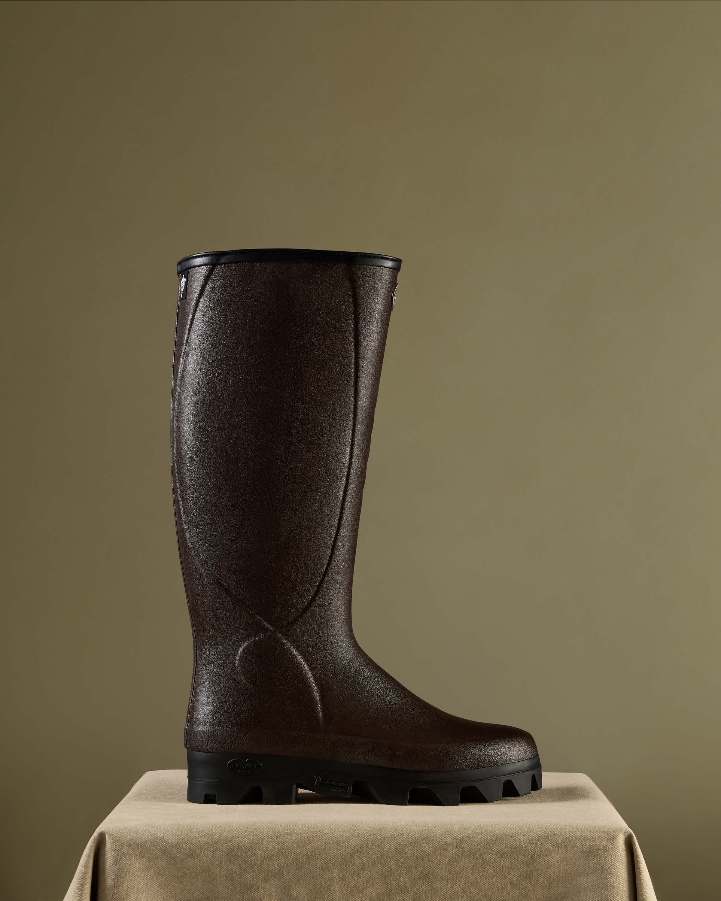 Bottes Cérès pour hommes doublées néoprène - Marron foncé