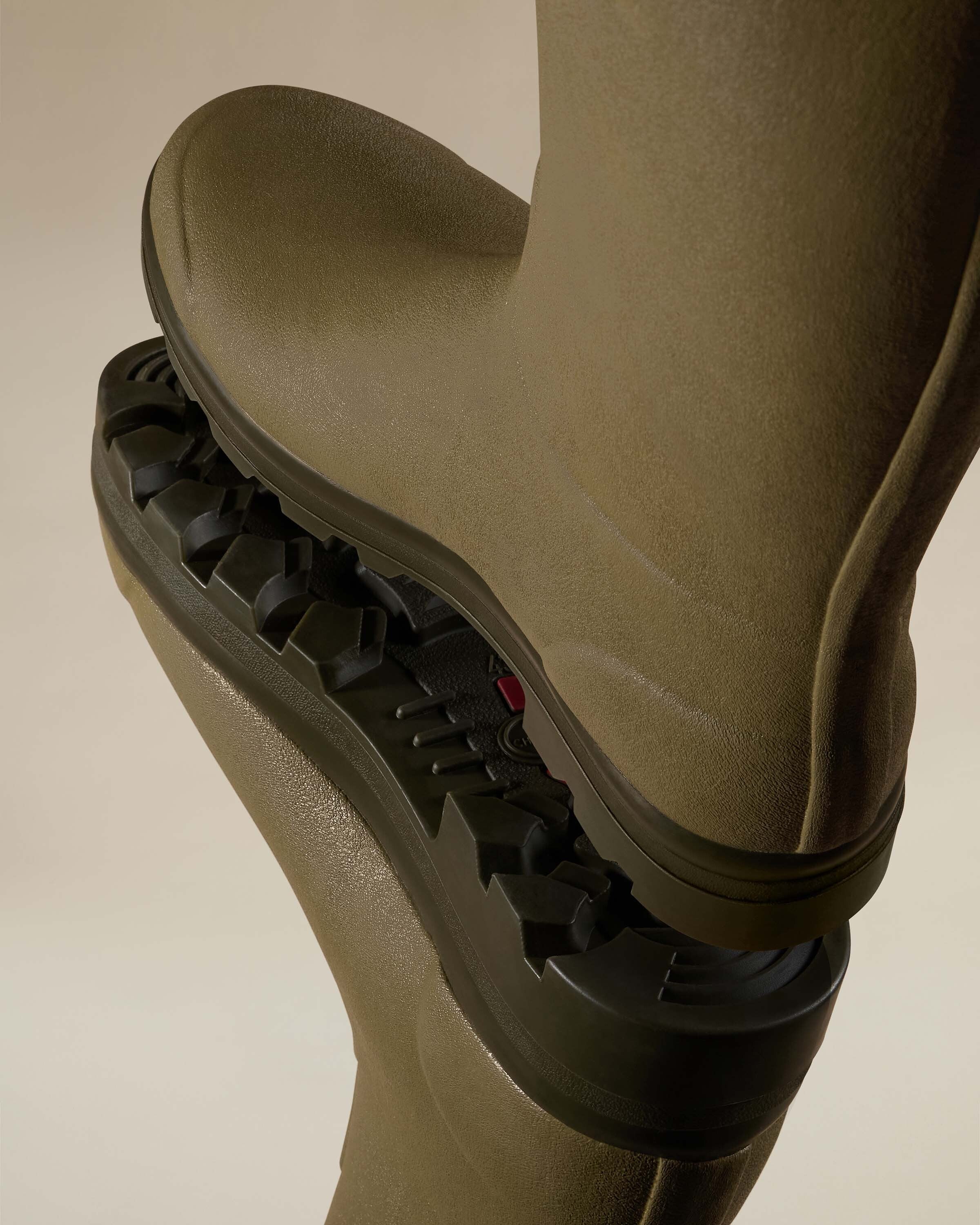 Men's Chasseur Leather Lined Wellington Boot - Iconic Green