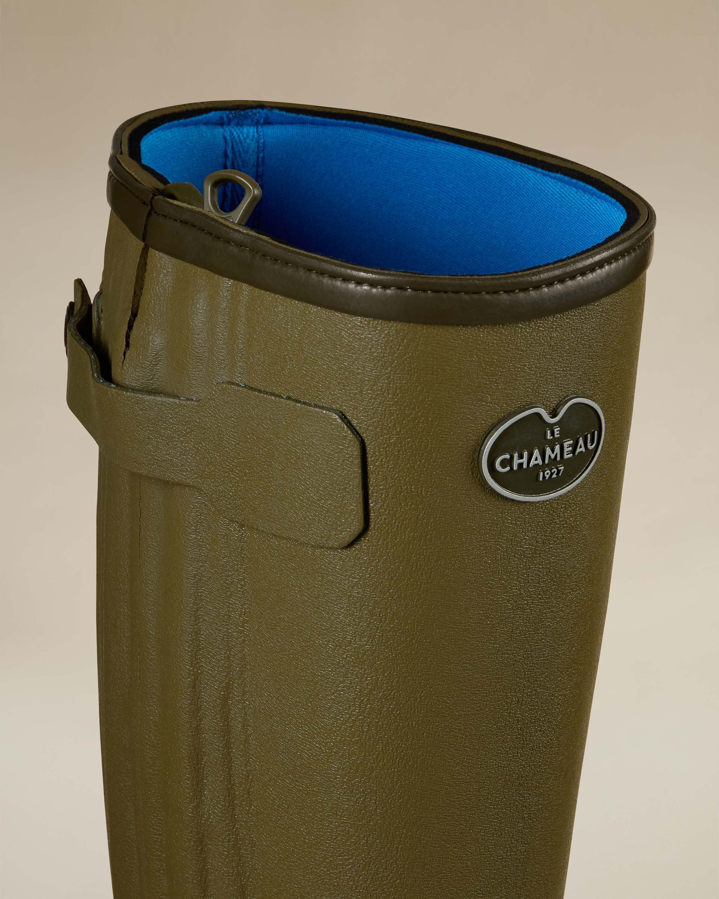 Men's Chasseur Neoprene Lined Wellington Boot - Iconic Green