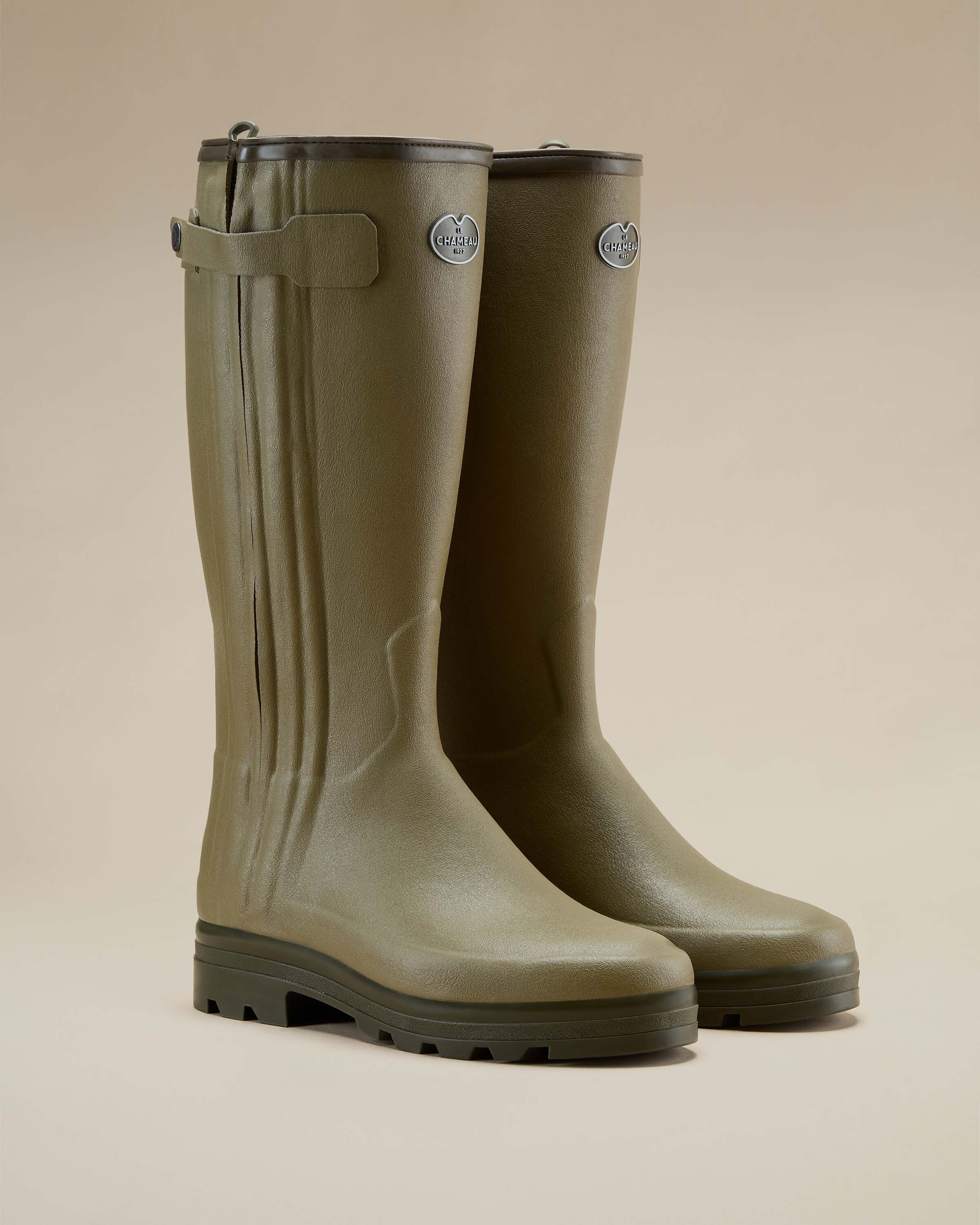 Men's Chasseur Neoprene Lined Wellington Boot - Iconic Green