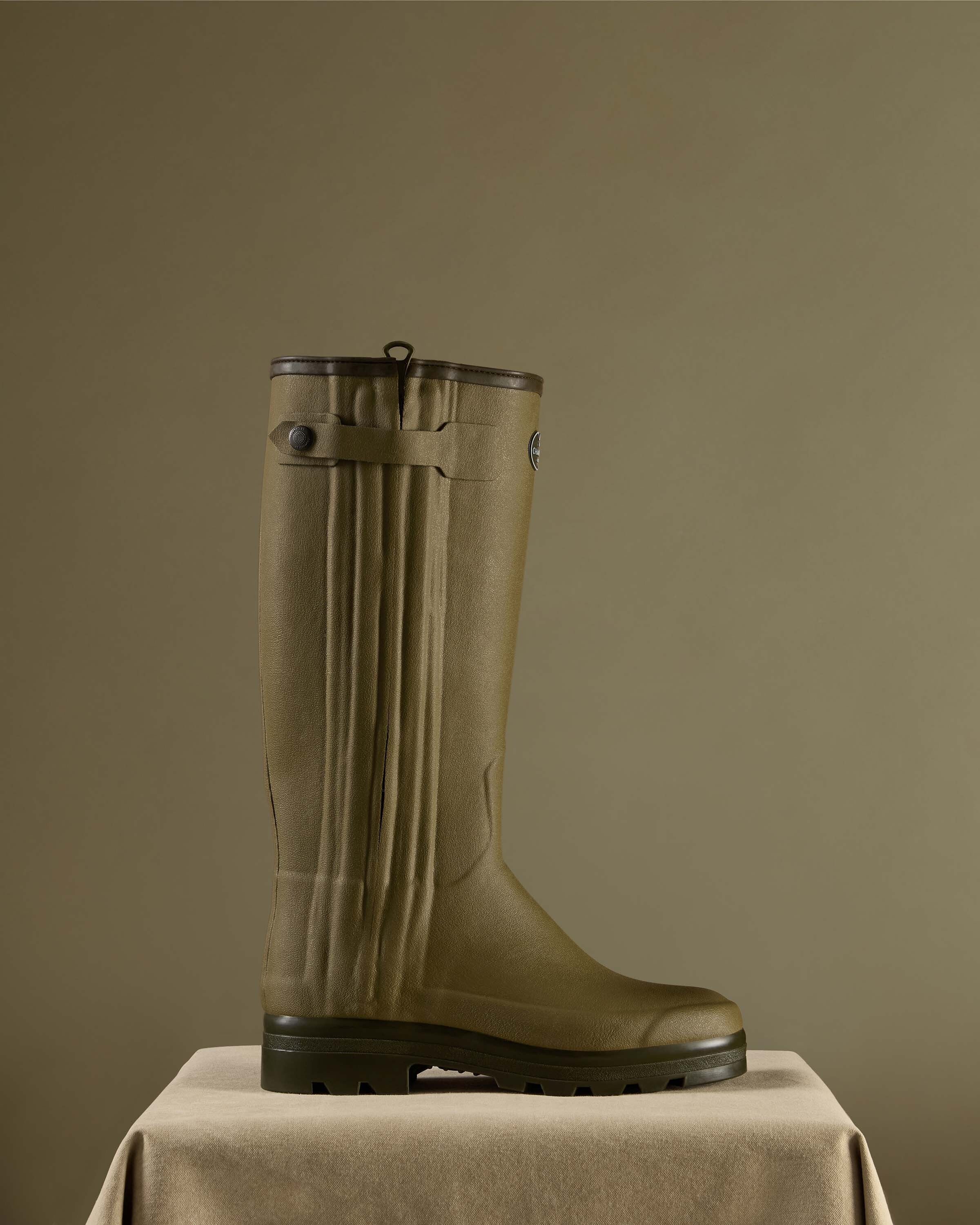 Men's Chasseur Neoprene Lined Wellington Boot - Iconic Green