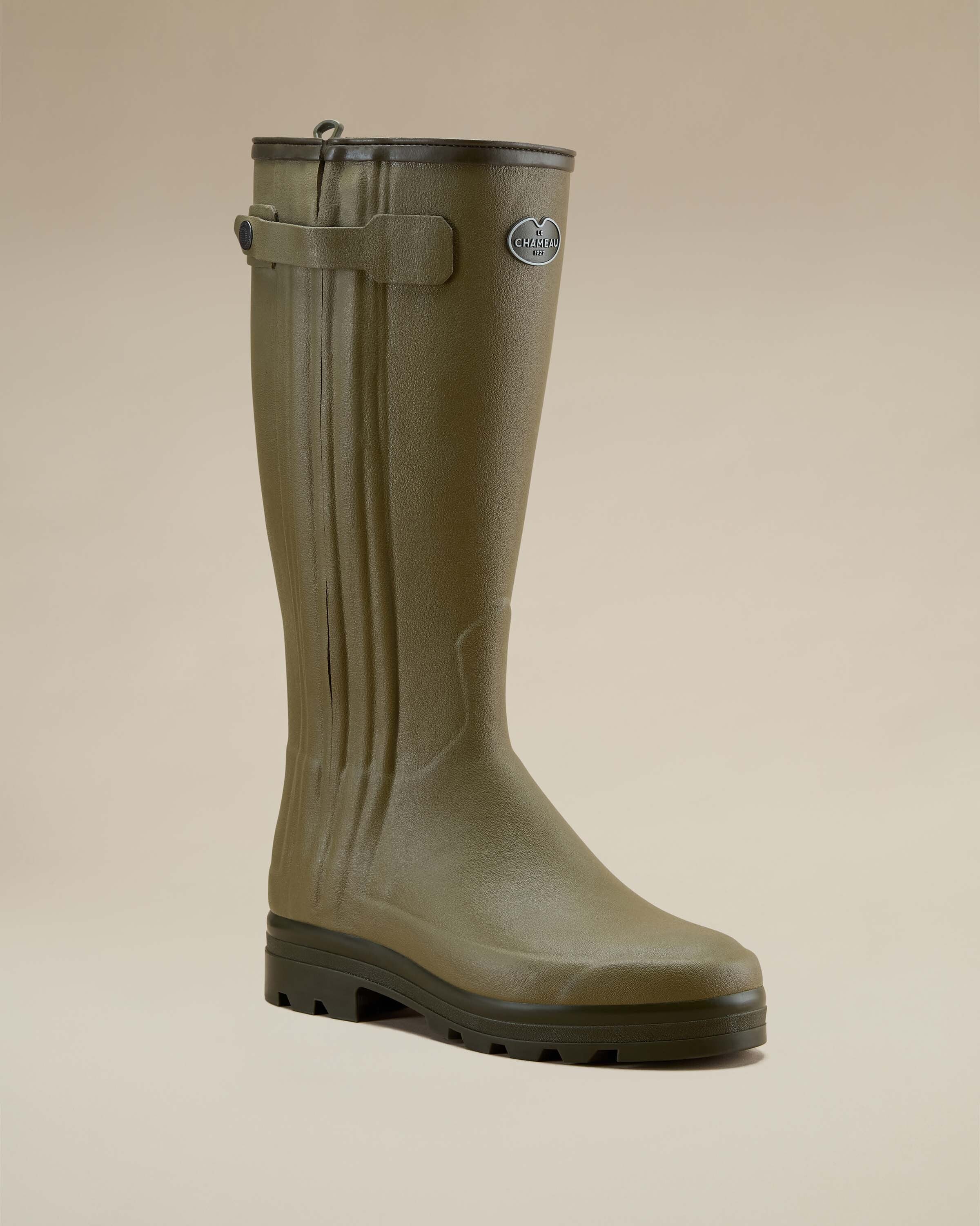Men's Chasseur Neoprene Lined Wellington Boot - Iconic Green