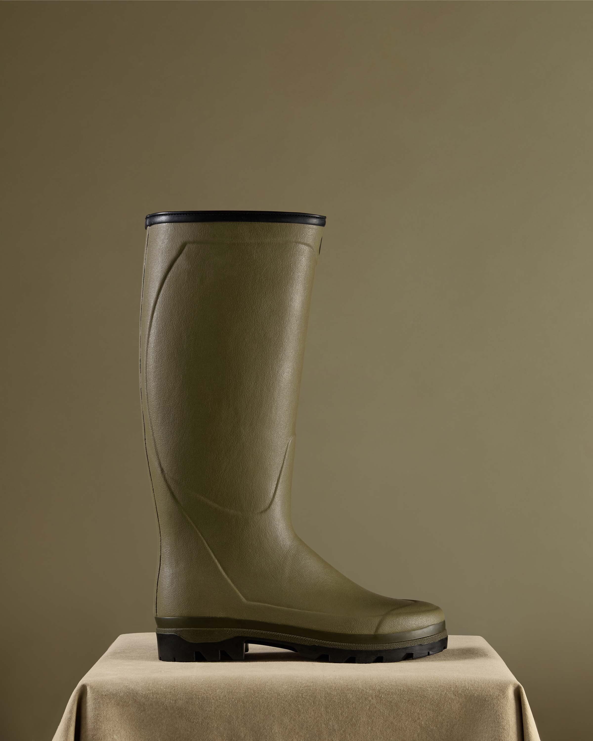 Men's Country Cross Neoprene Lined Wellington Boot - Iconic Green