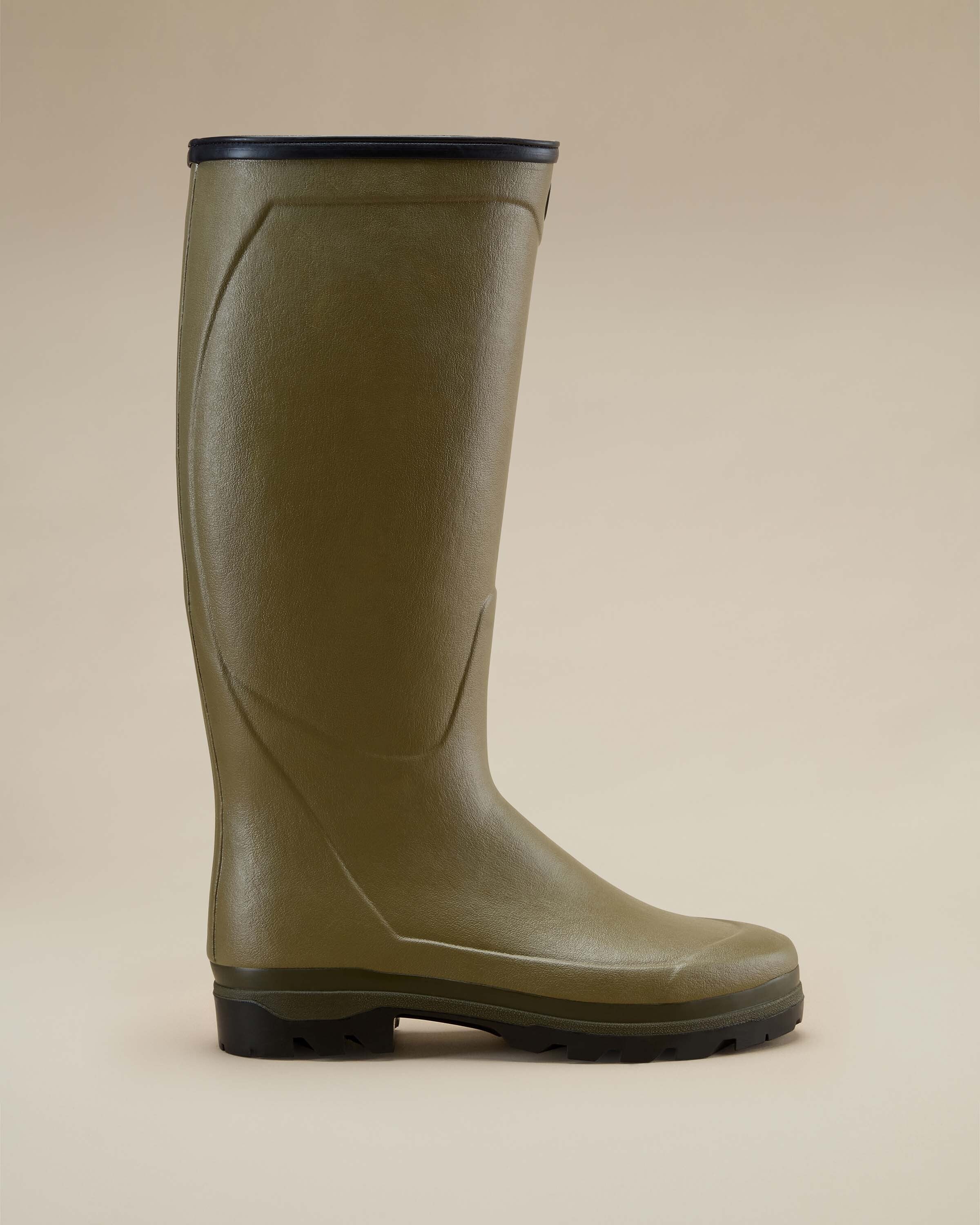 Men's Country Cross Neoprene Lined Wellington Boot - Iconic Green