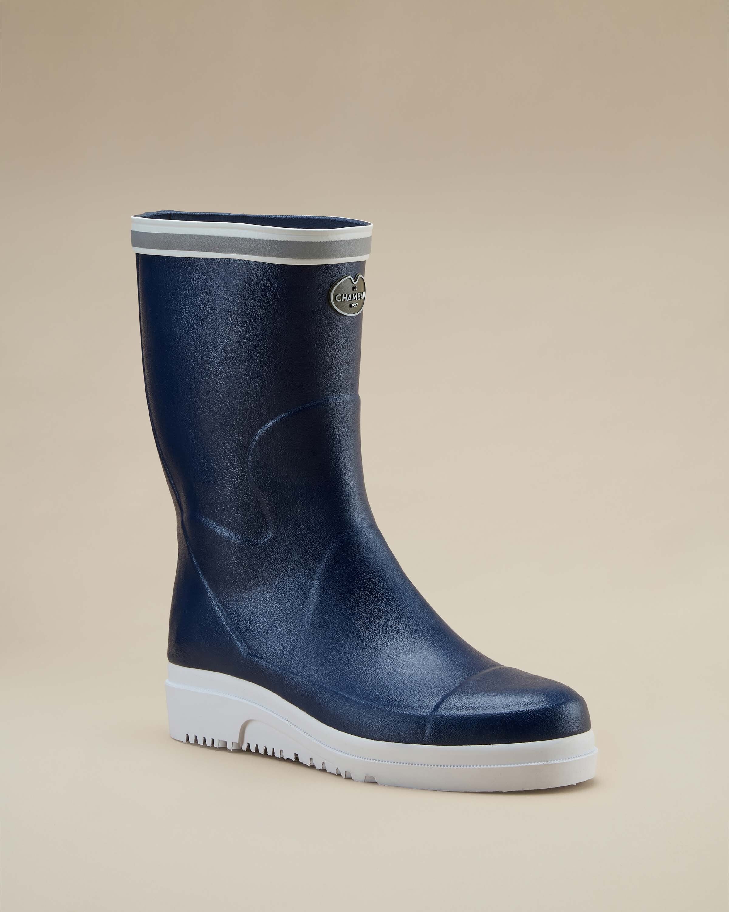 Marine Evo Herren-Gummistiefel mit Pontifutter- Kurzmodell - Marine