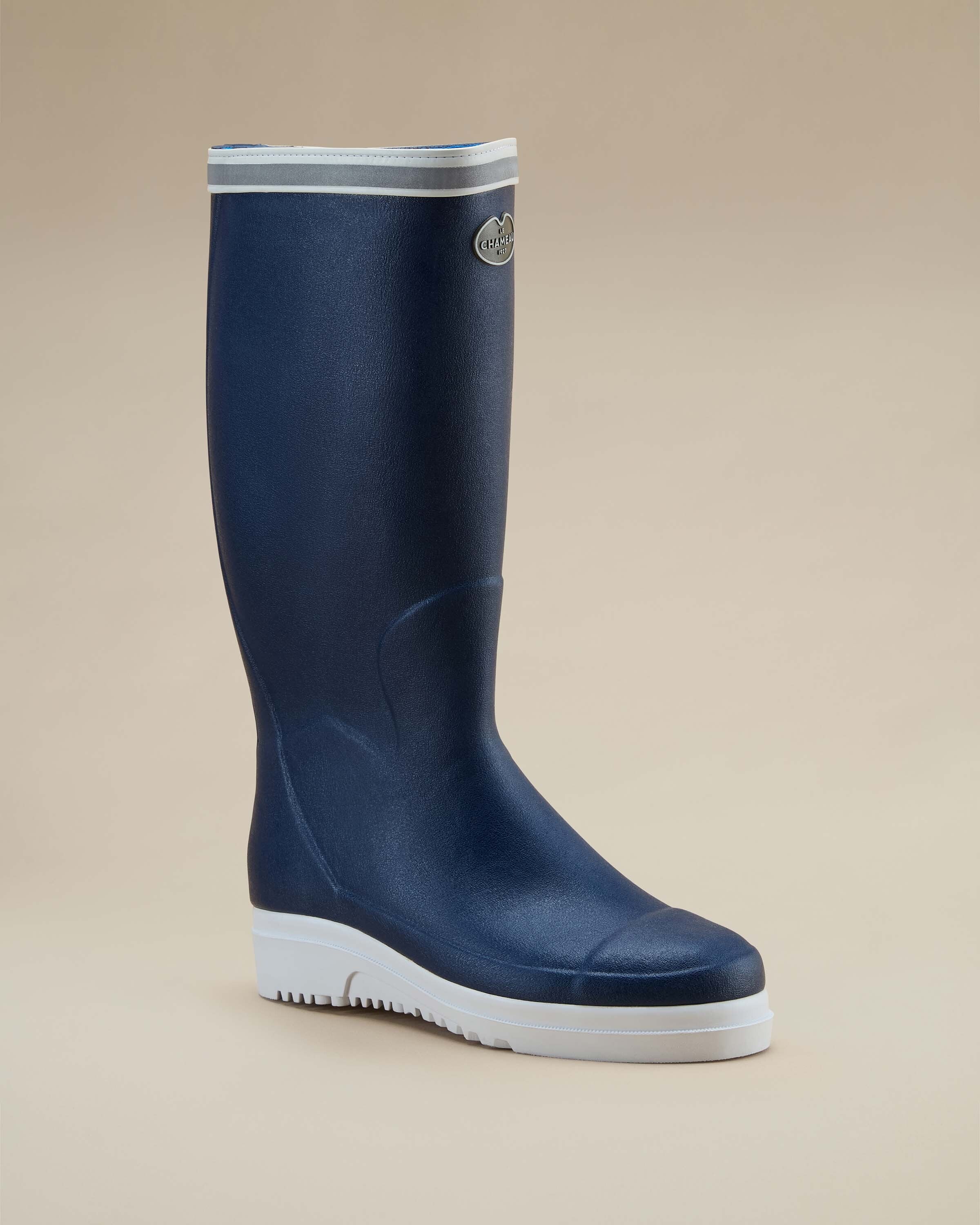 Bottes Marinord Evo pour hommes doublées néoprène - Bleu Marine