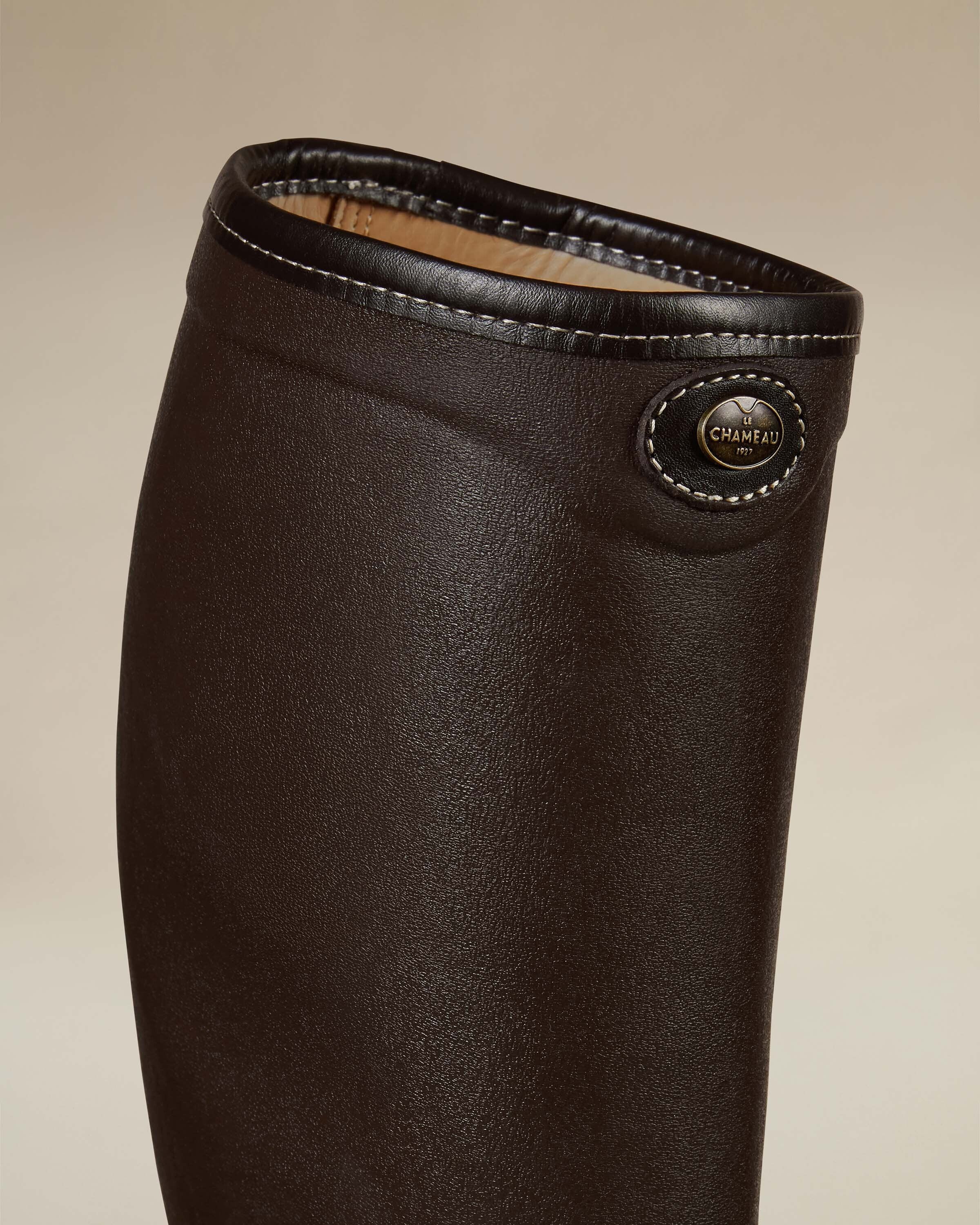 Bottes Saint Hubert Héritage pour hommes doublées cuir - Marron foncé