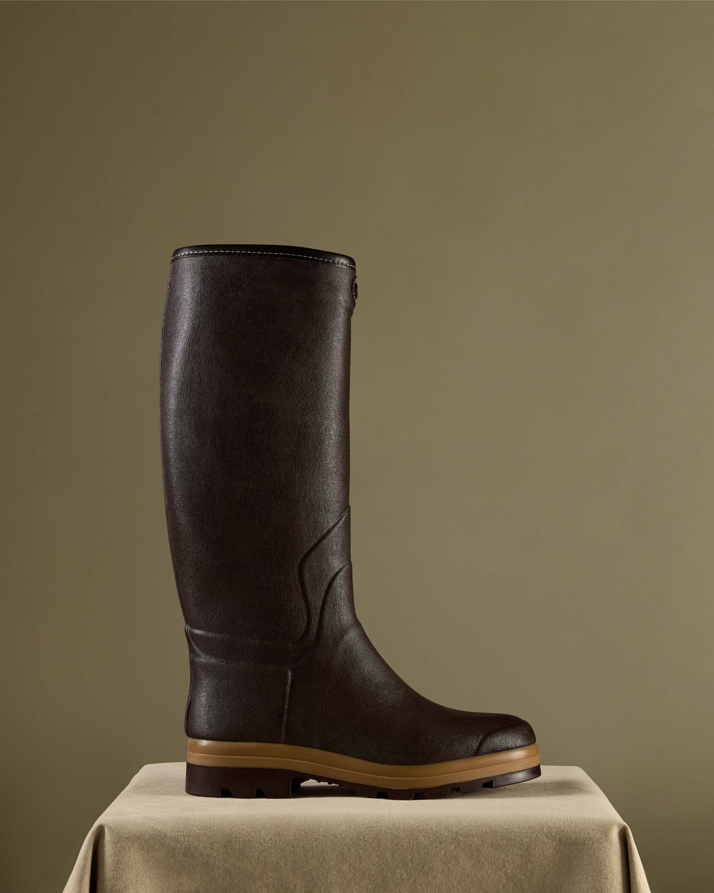 Bottes Saint Hubert Héritage pour hommes doublées cuir - Marron foncé