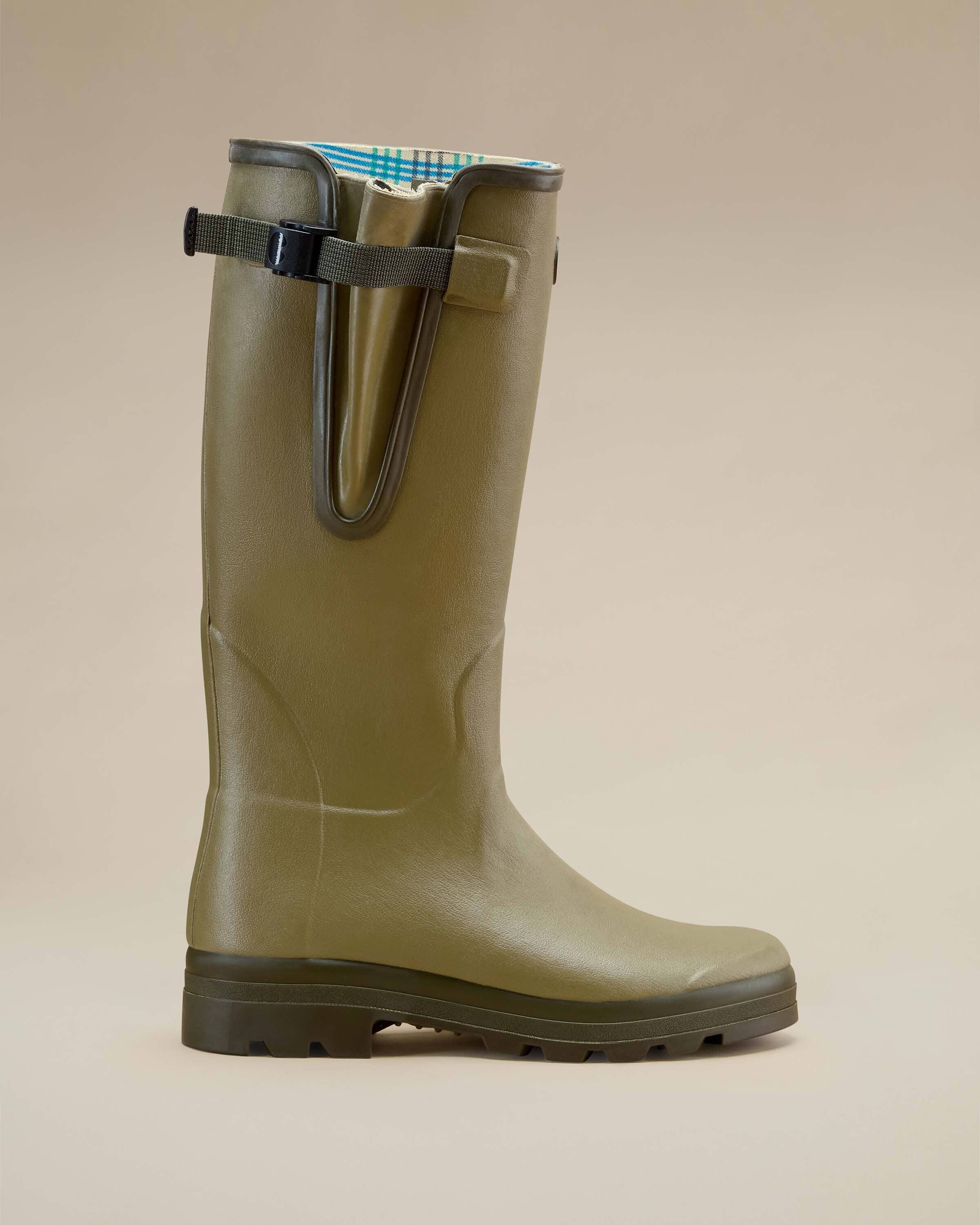 Men's Vierzon Jersey Lined Wellington Boot - Iconic Green