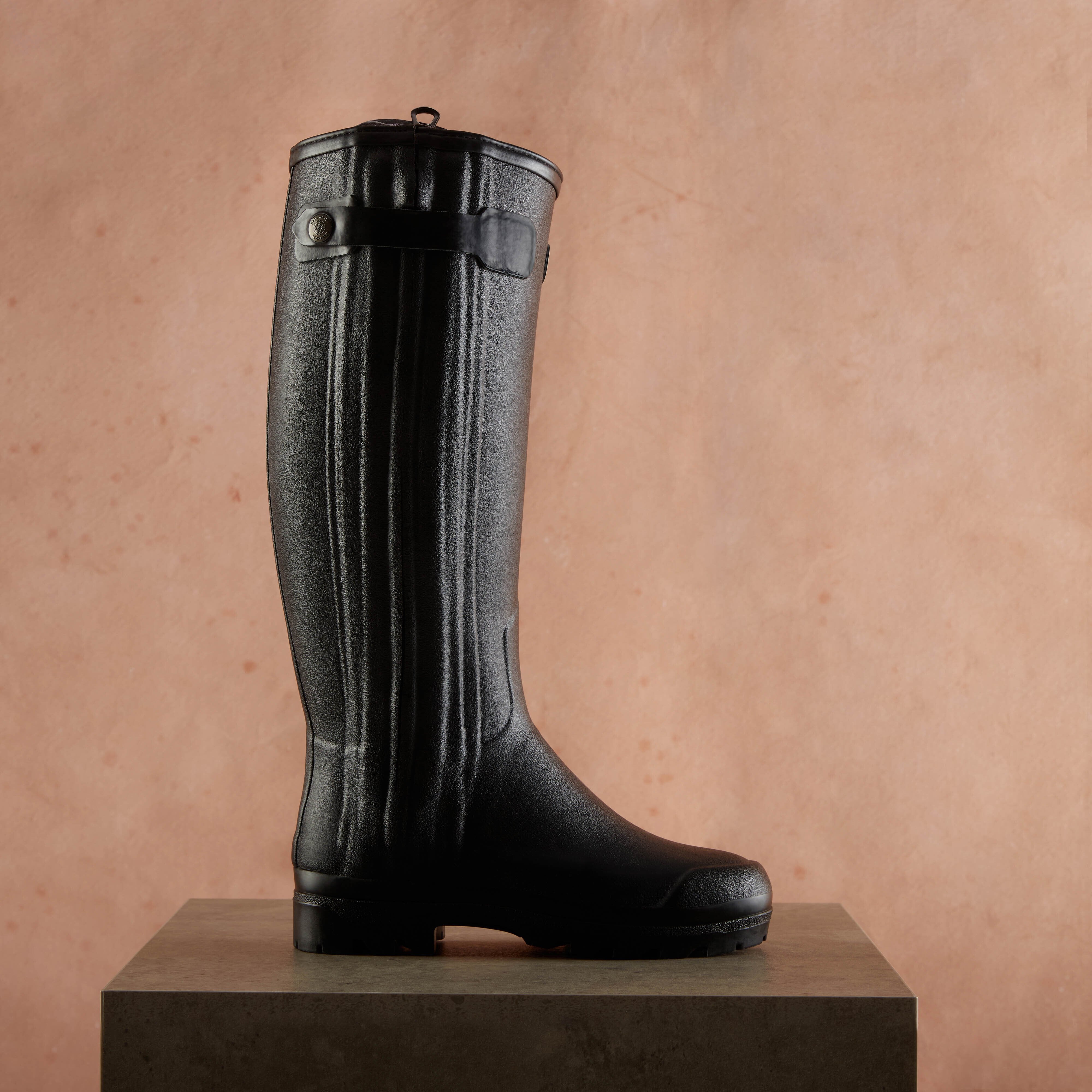 Bottes Chasseur pour femmes doublées cuir - Noires