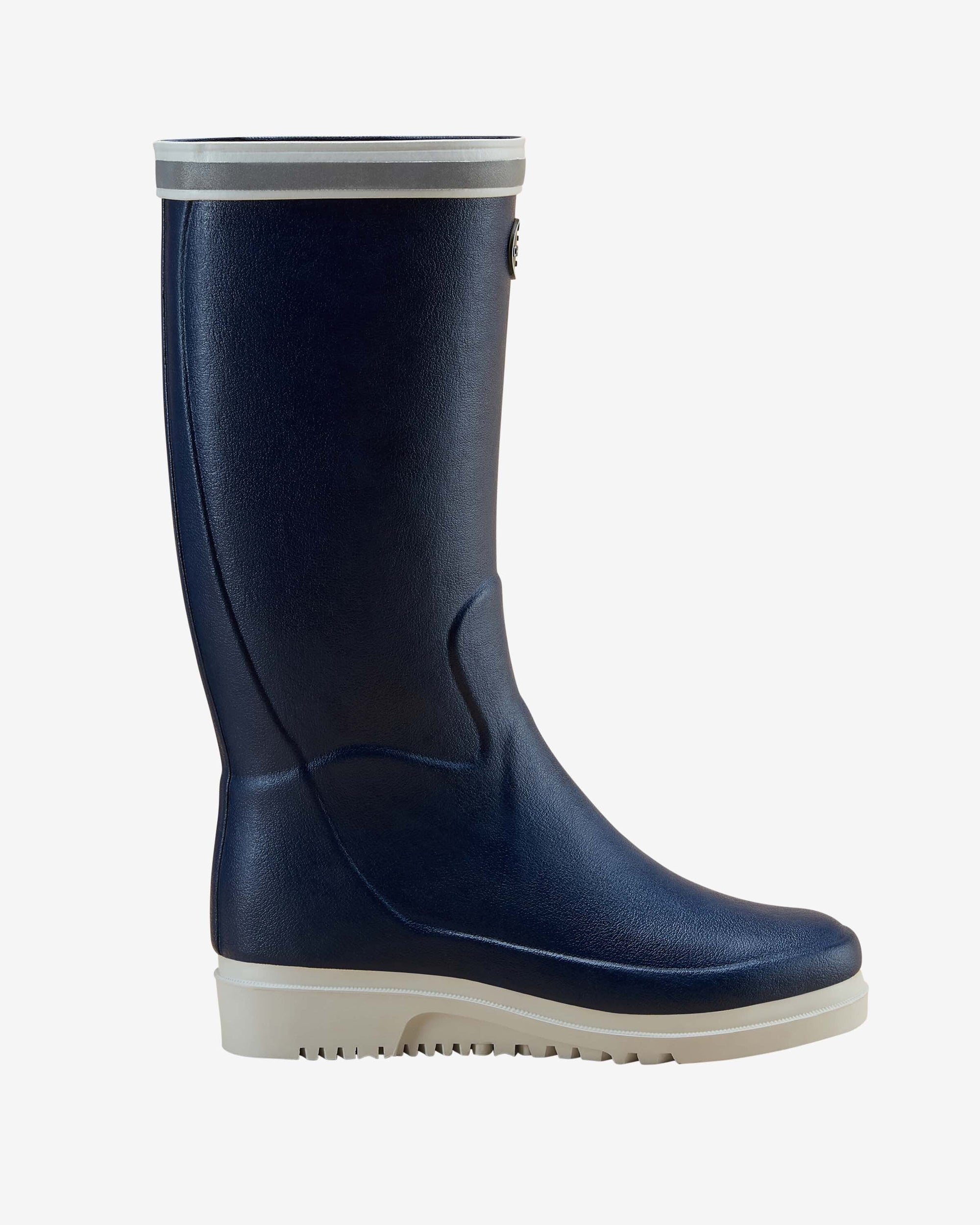 Bottes De Pluie Femme Target Taille 8 - Bleu Marine à Rayures Blanches, Lacets, Mi-mollet, Occasion