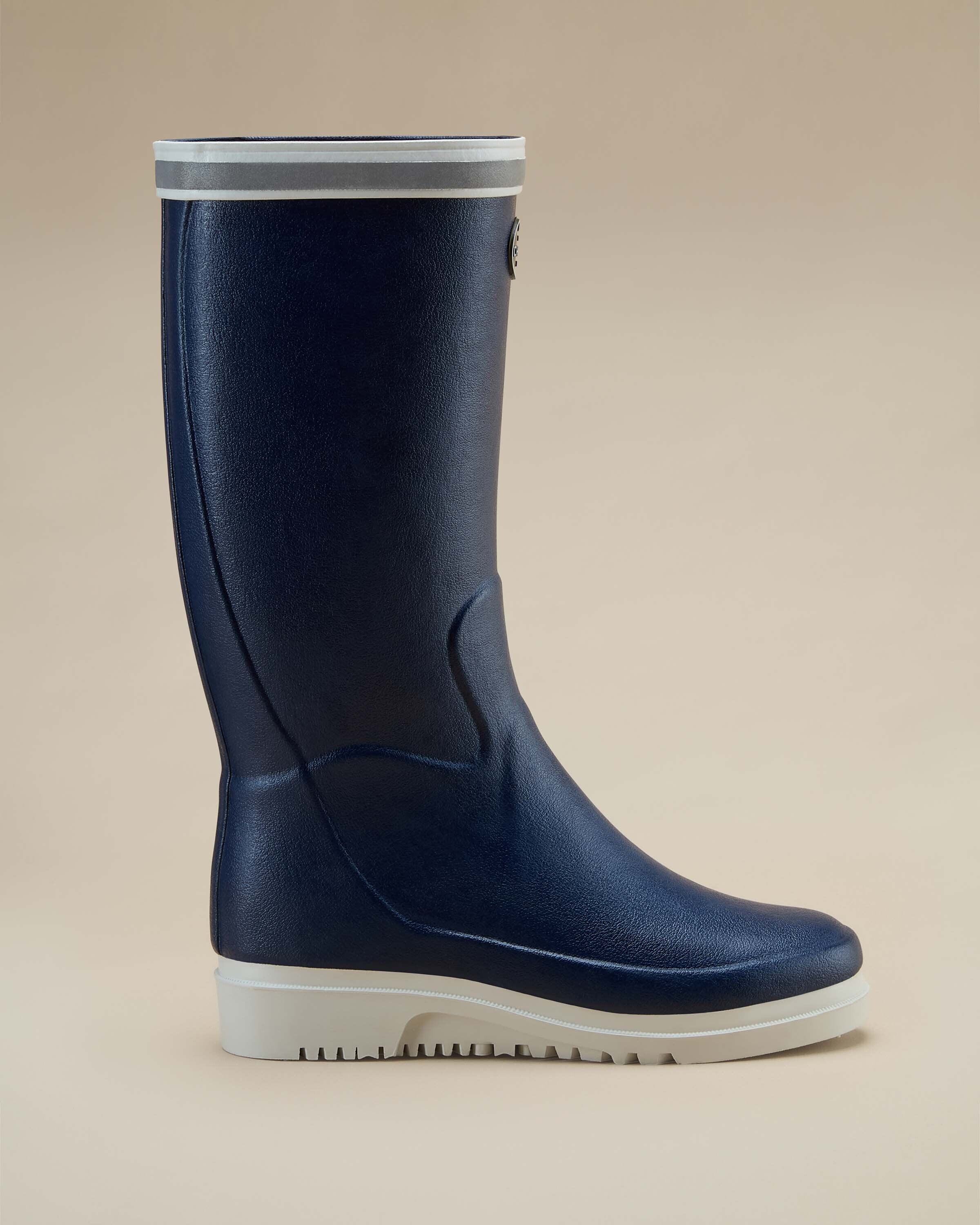 Women's Marine Evo Ponti Lined Wellington Boot - Marine Blue
