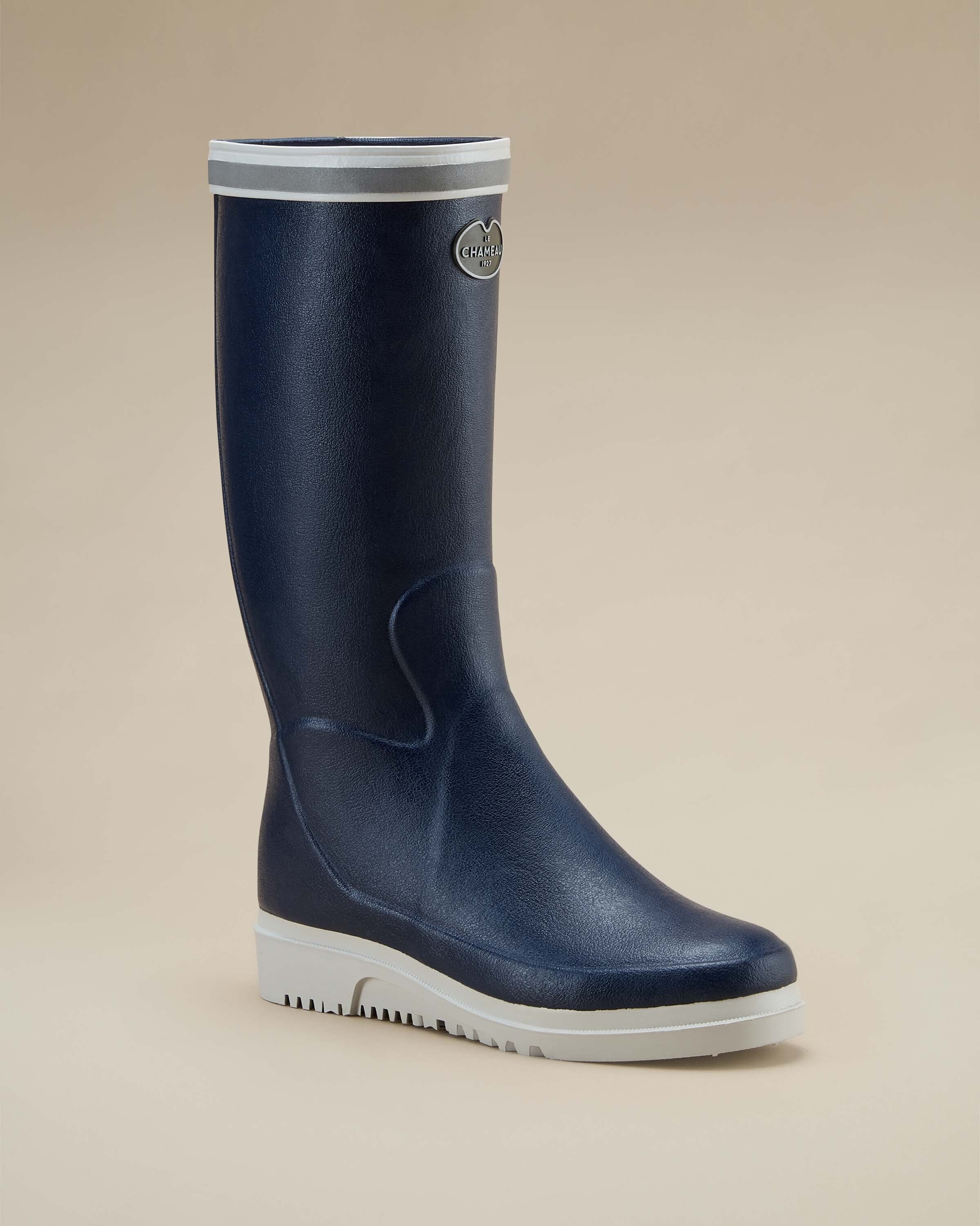 Women's Marine Evo Ponti Lined Wellington Boot - Marine Blue